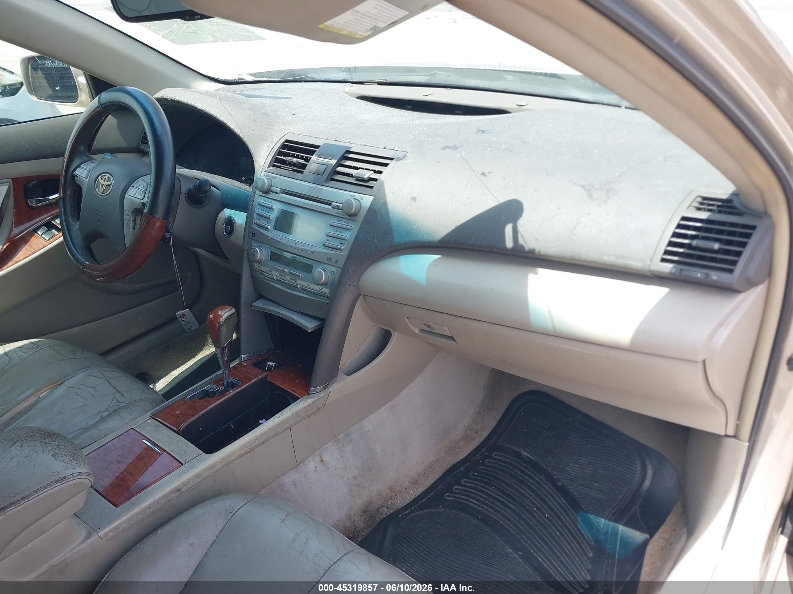 2009 Toyota Camry Xle V6 Gold vin: 4T1BK46K59U074714