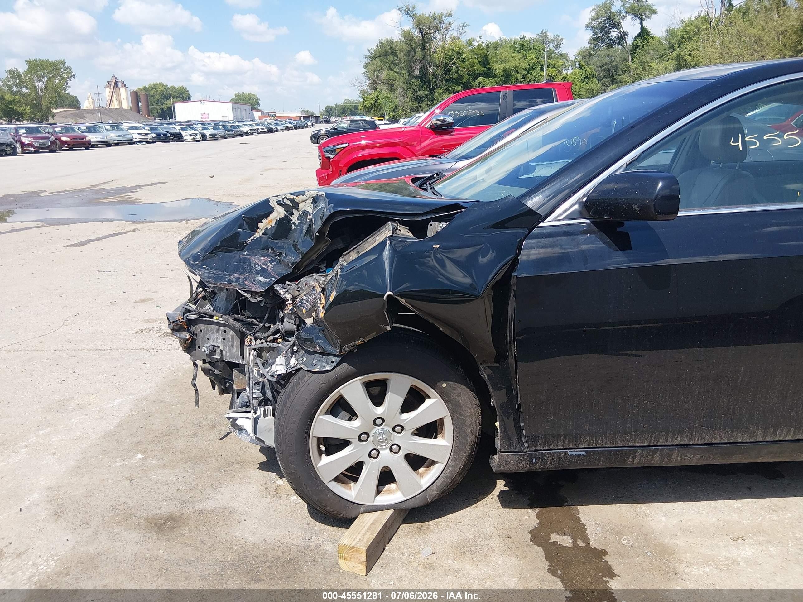 2009 Toyota Camry Xle V6 Black vin: 4T1BK46K59U075653