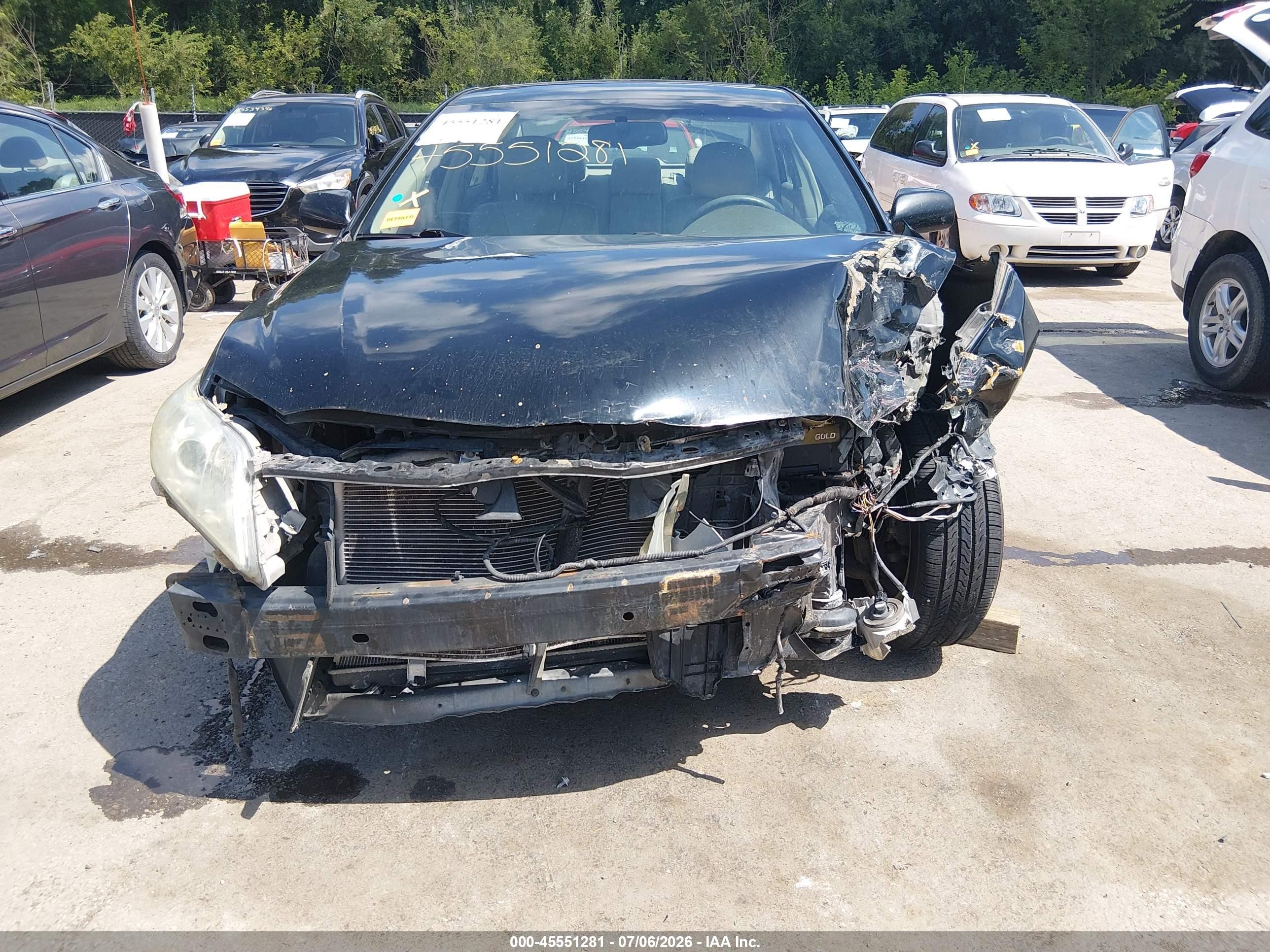 2009 Toyota Camry Xle V6 Black vin: 4T1BK46K59U075653
