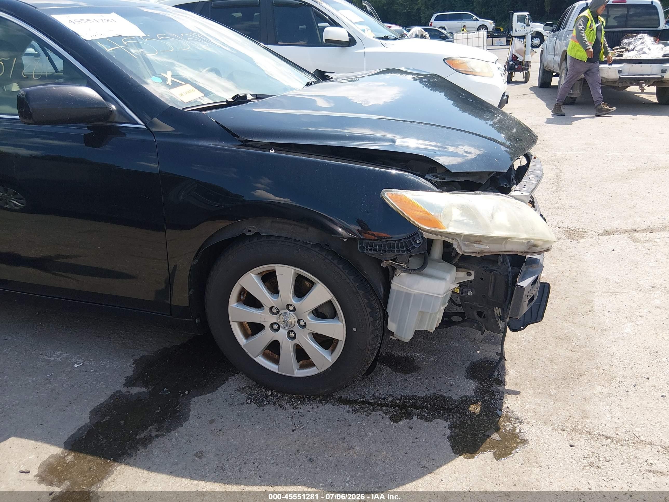 2009 Toyota Camry Xle V6 Black vin: 4T1BK46K59U075653