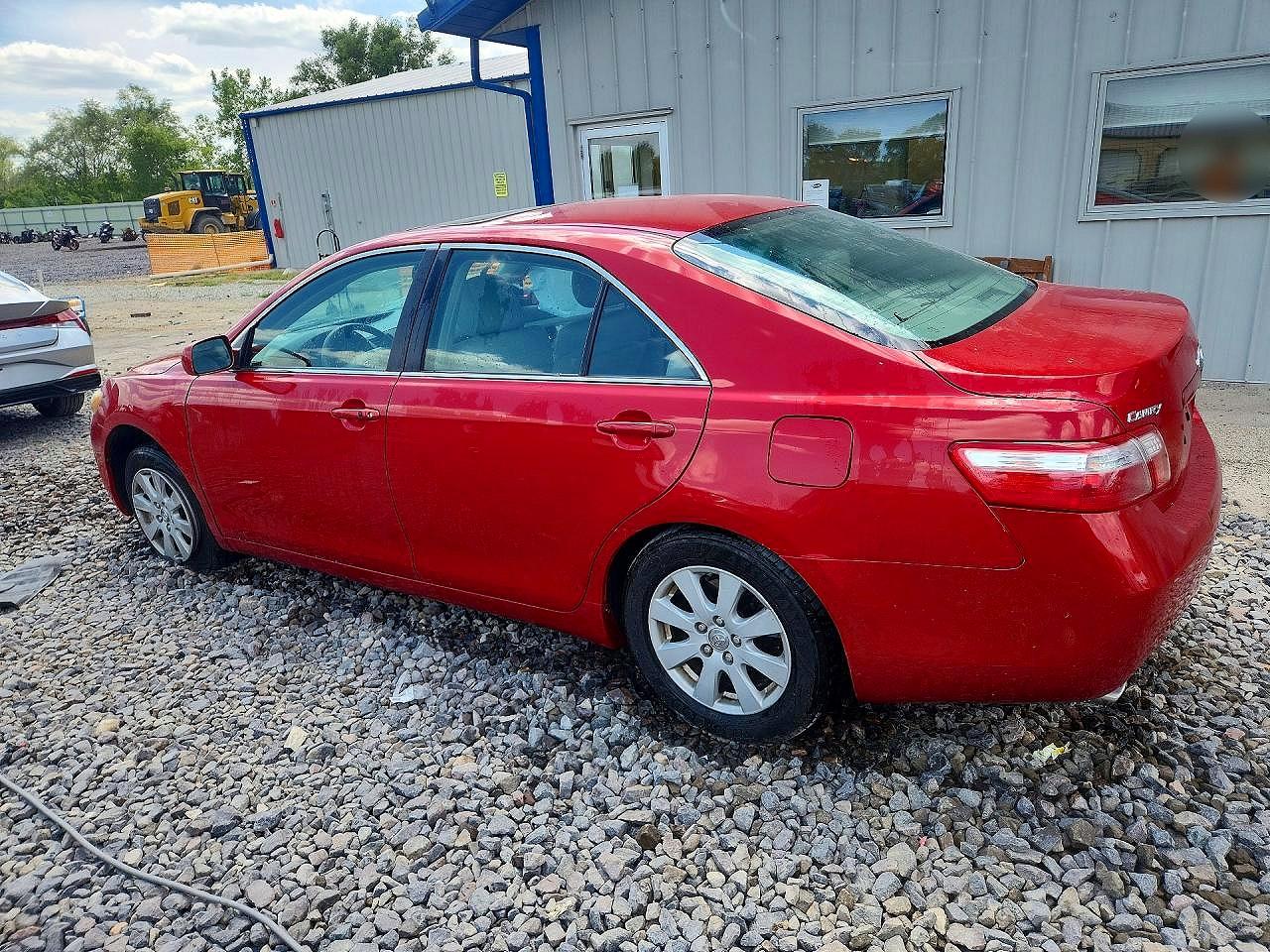 2009 Toyota Camry Xle V6 Red vin: 4T1BK46K59U085695
