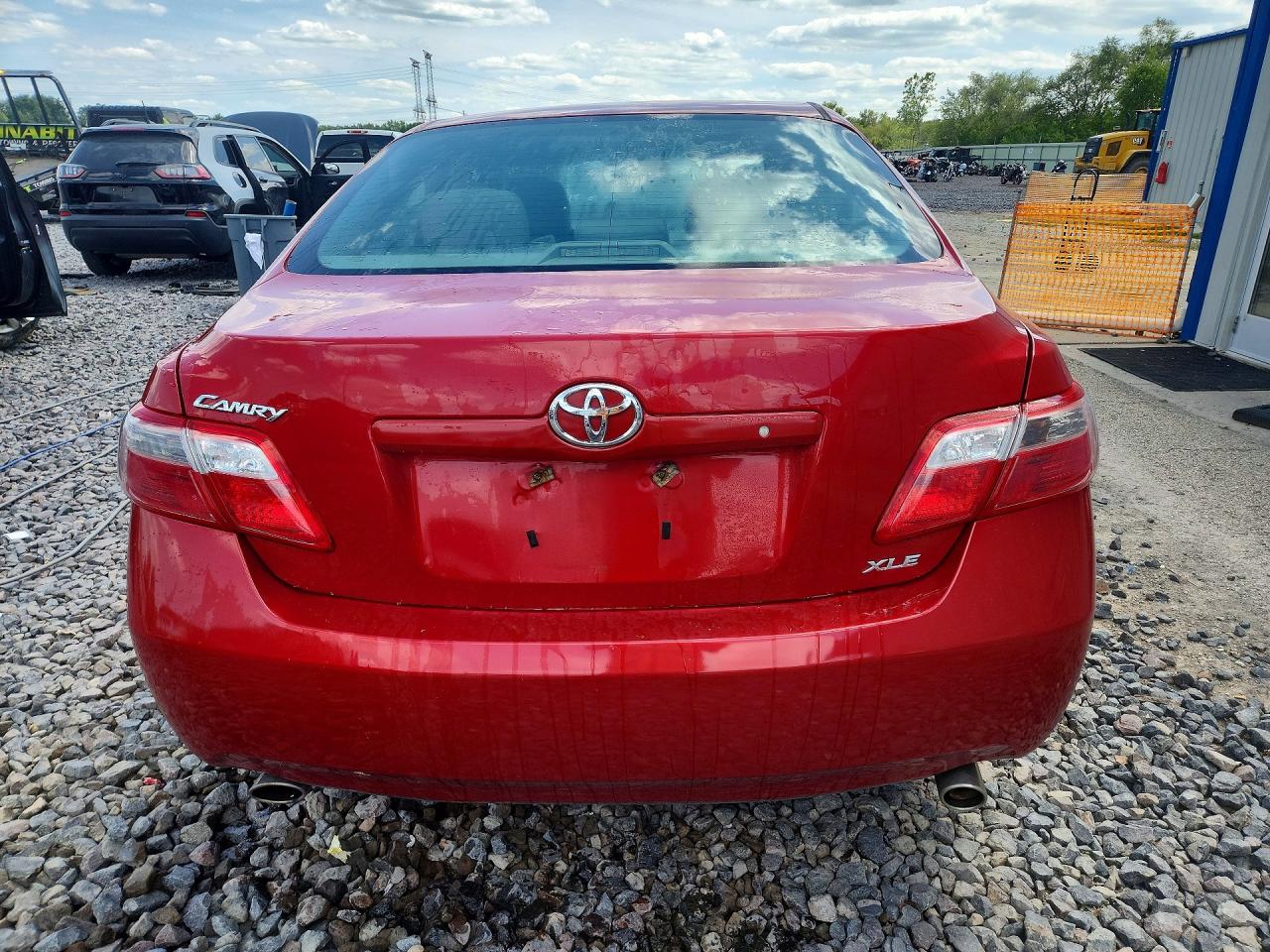 2009 Toyota Camry Xle V6 Red vin: 4T1BK46K59U085695