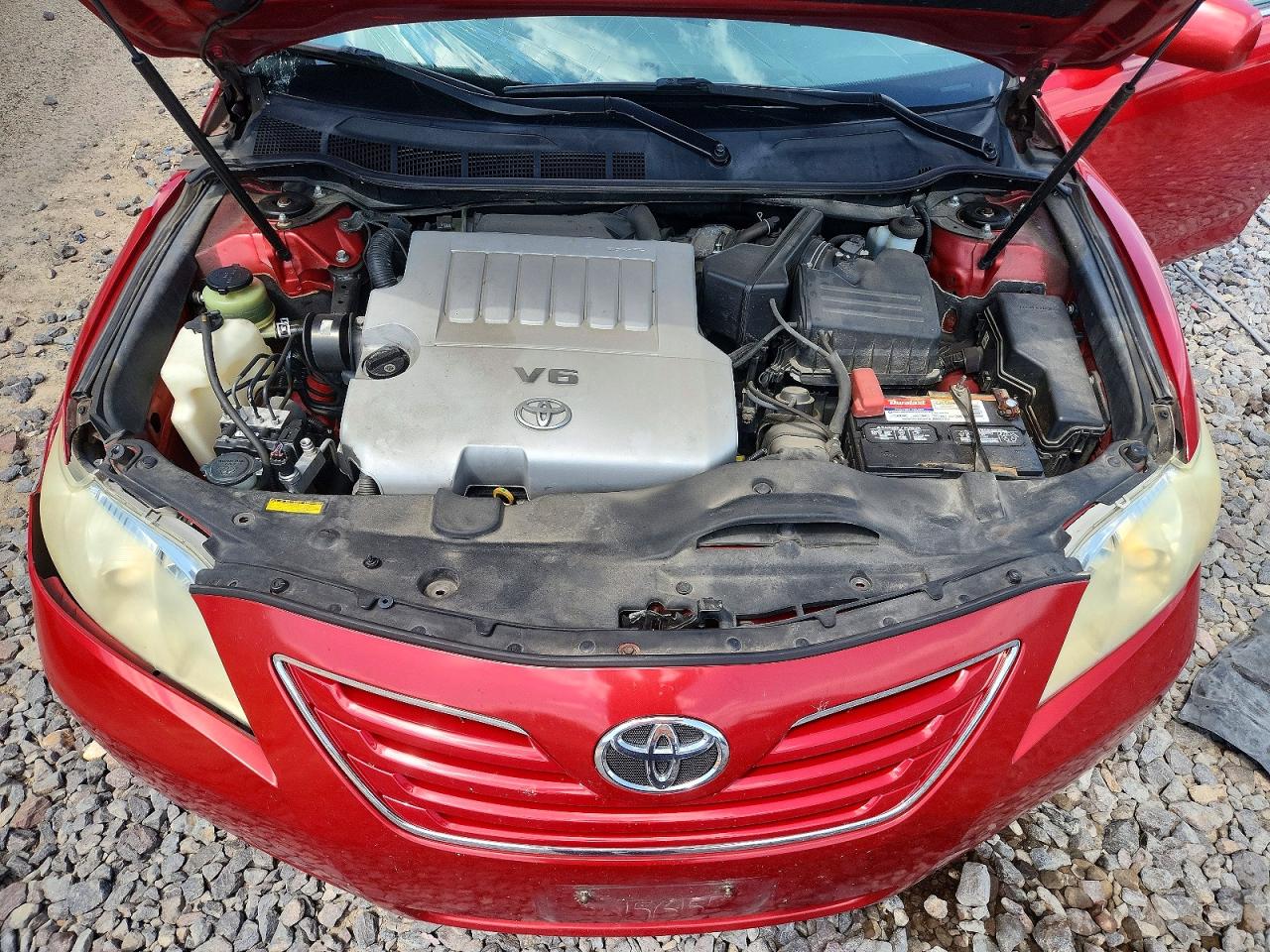2009 Toyota Camry Xle V6 Red vin: 4T1BK46K59U085695