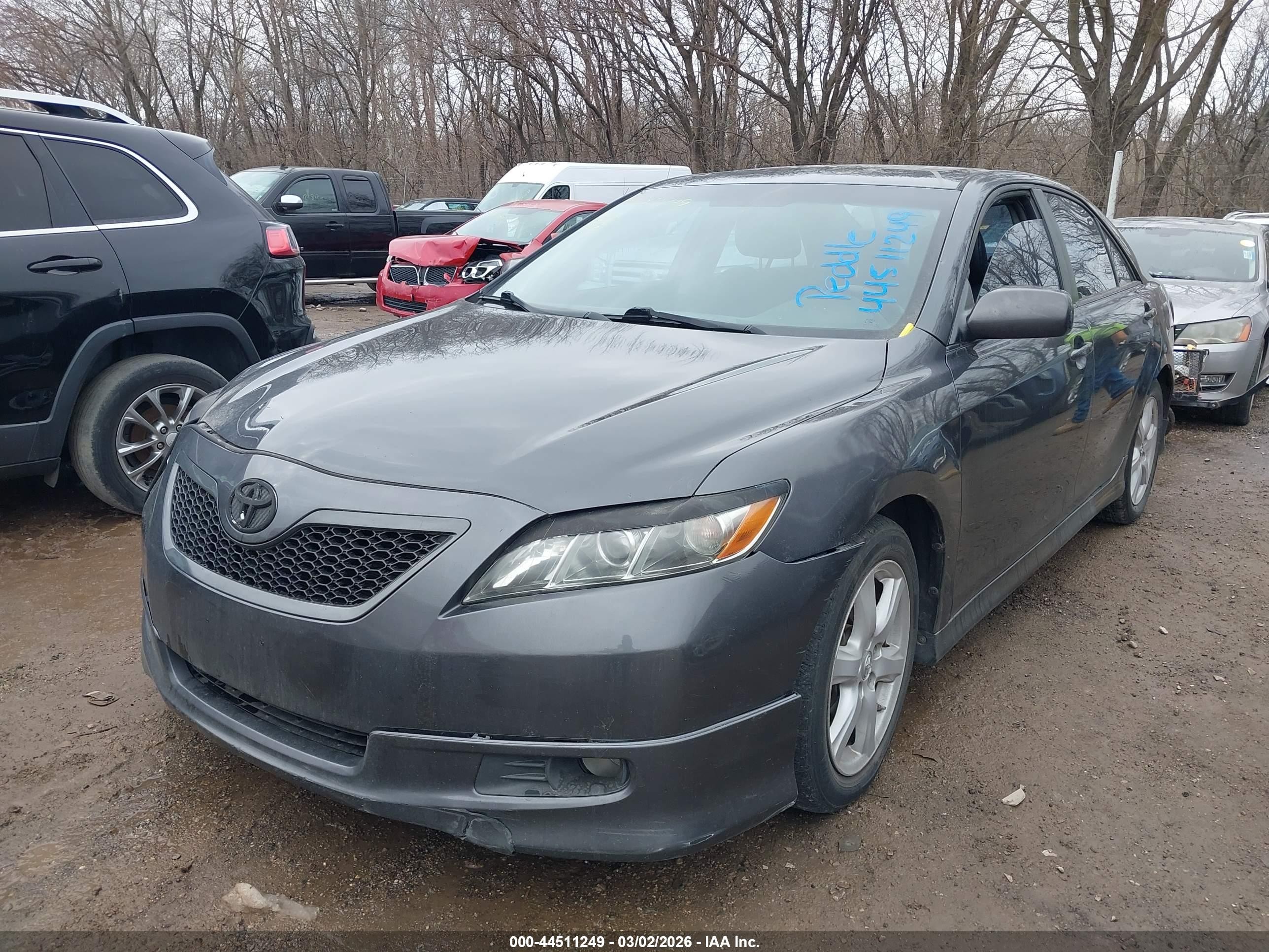 2009 Toyota Camry Se V6 Gray vin: 4T1BK46K59U086345