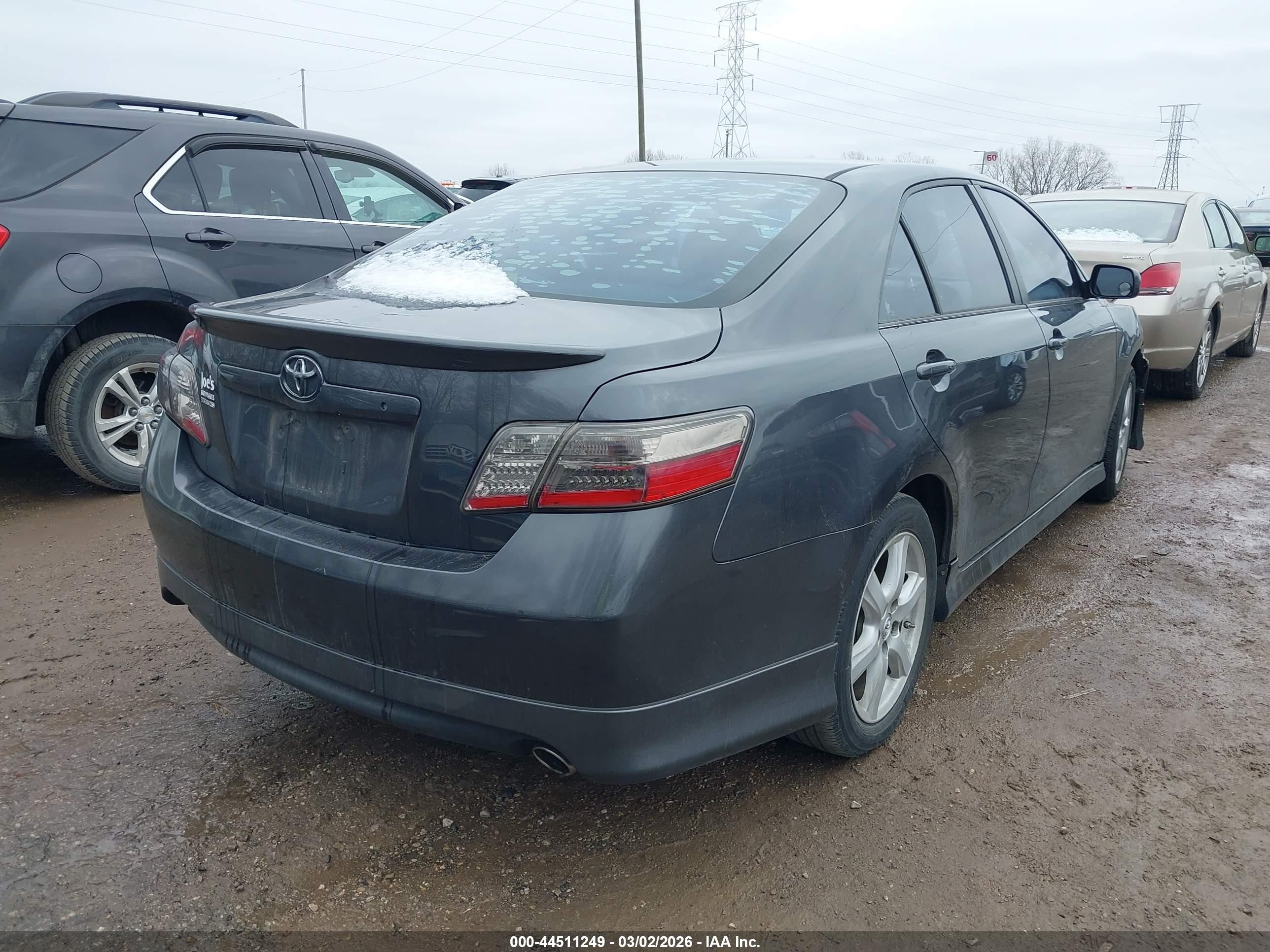 2009 Toyota Camry Se V6 Gray vin: 4T1BK46K59U086345