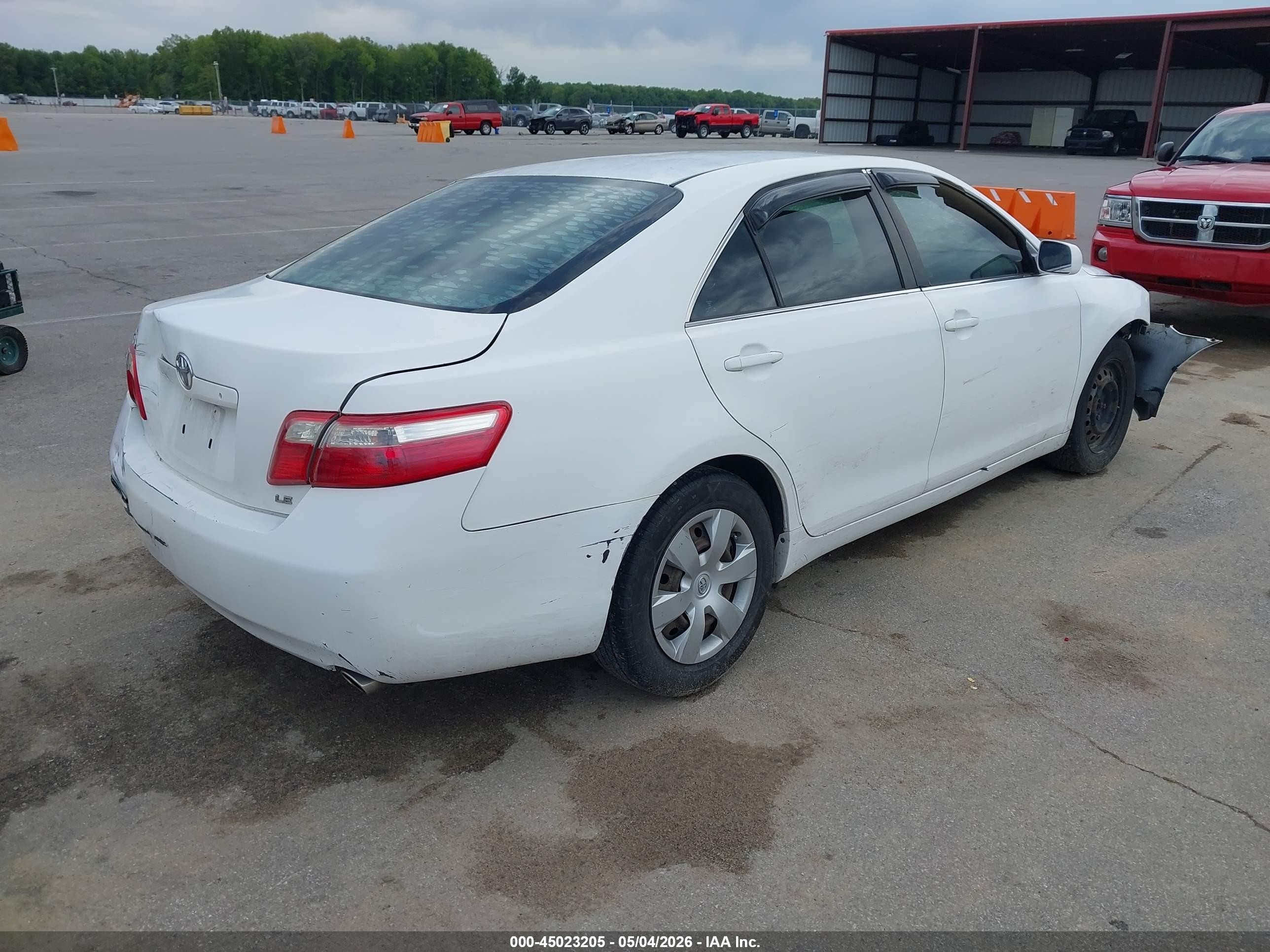2009 Toyota Camry Le V6 Белый vin: 4T1BK46K59U585453