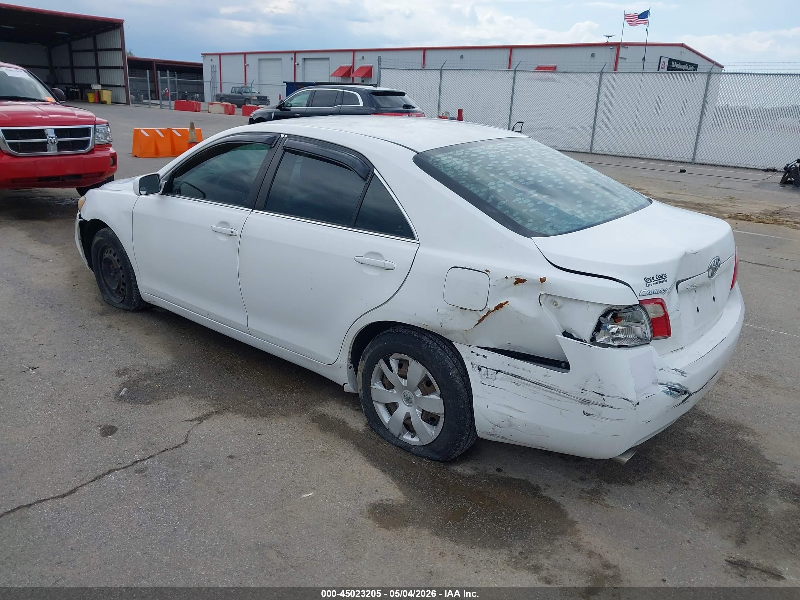 2009 Toyota Camry Le V6 Белый vin: 4T1BK46K59U585453