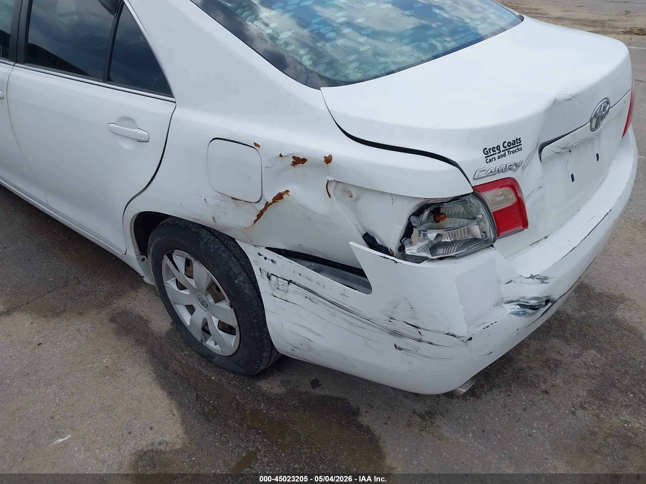 2009 Toyota Camry Le V6 Белый vin: 4T1BK46K59U585453