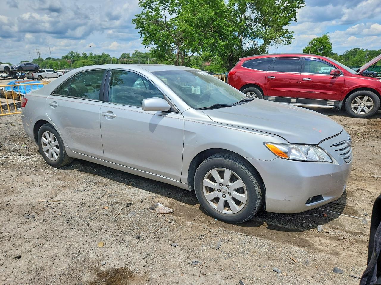 2009 Toyota Camry Xle V6 Silver vin: 4T1BK46K59U591365