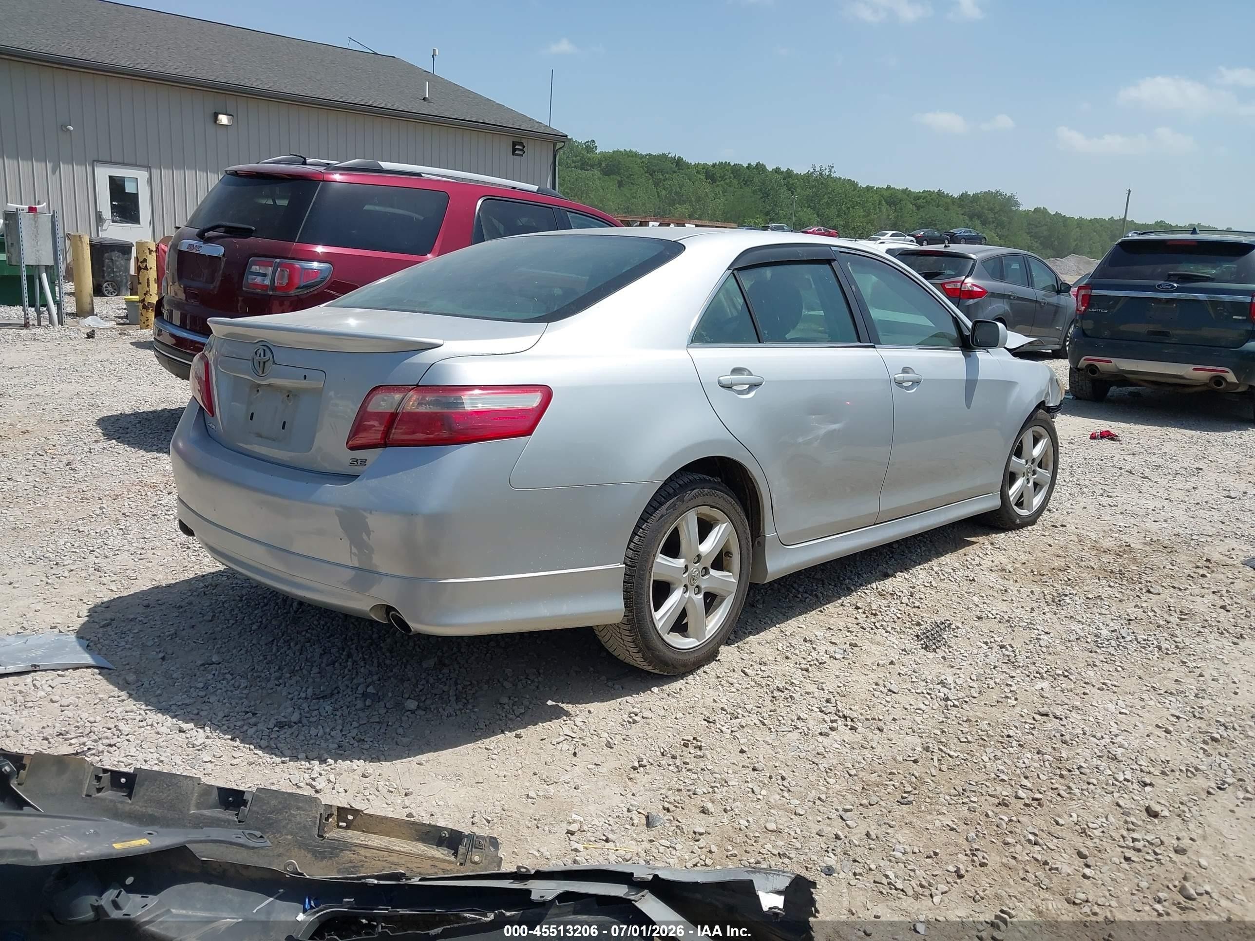 2007 Toyota Camry Le/xle/se Серебряный vin: 4T1BK46K67U004510