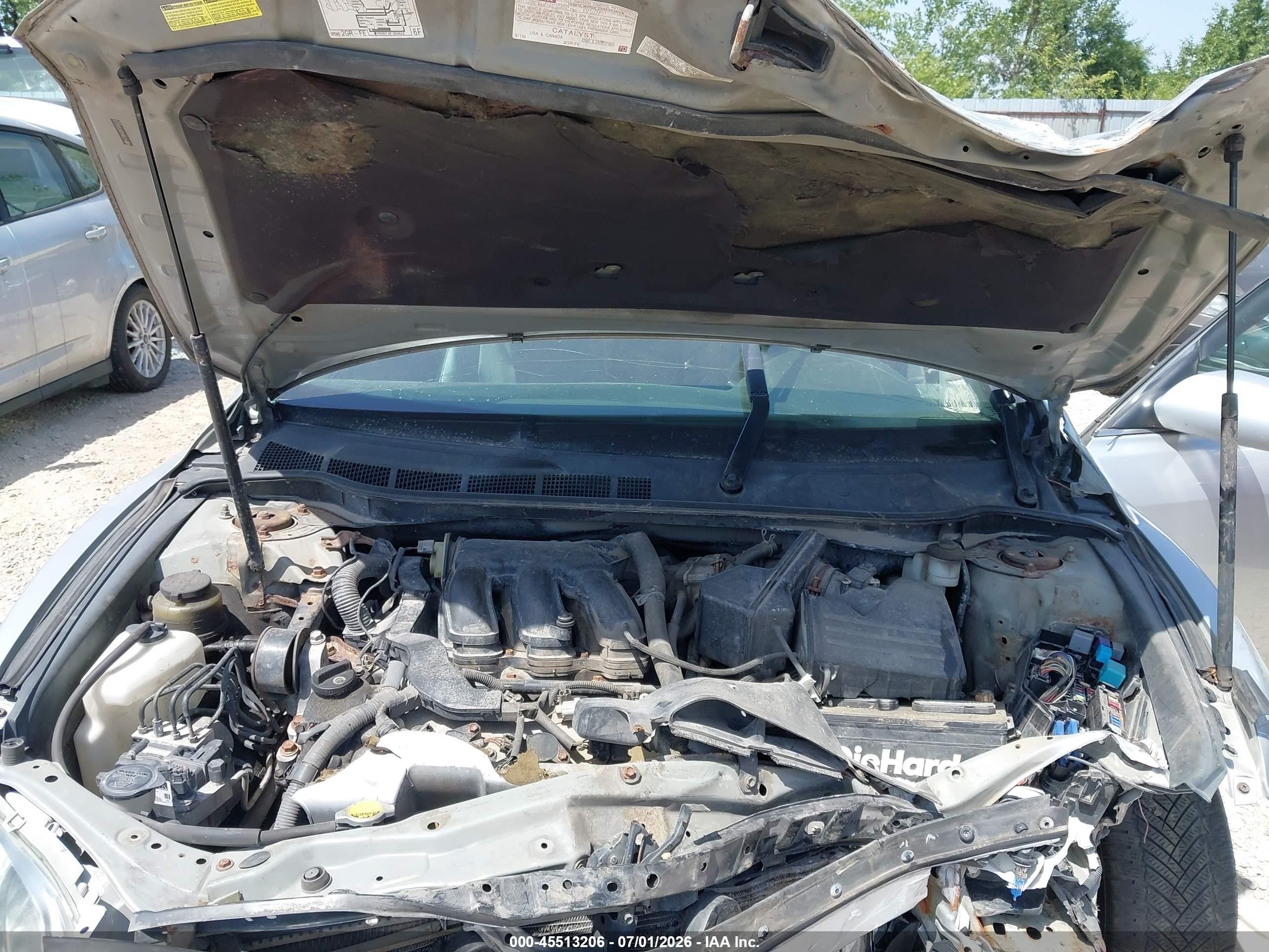 2007 Toyota Camry Le/xle/se Серебряный vin: 4T1BK46K67U004510