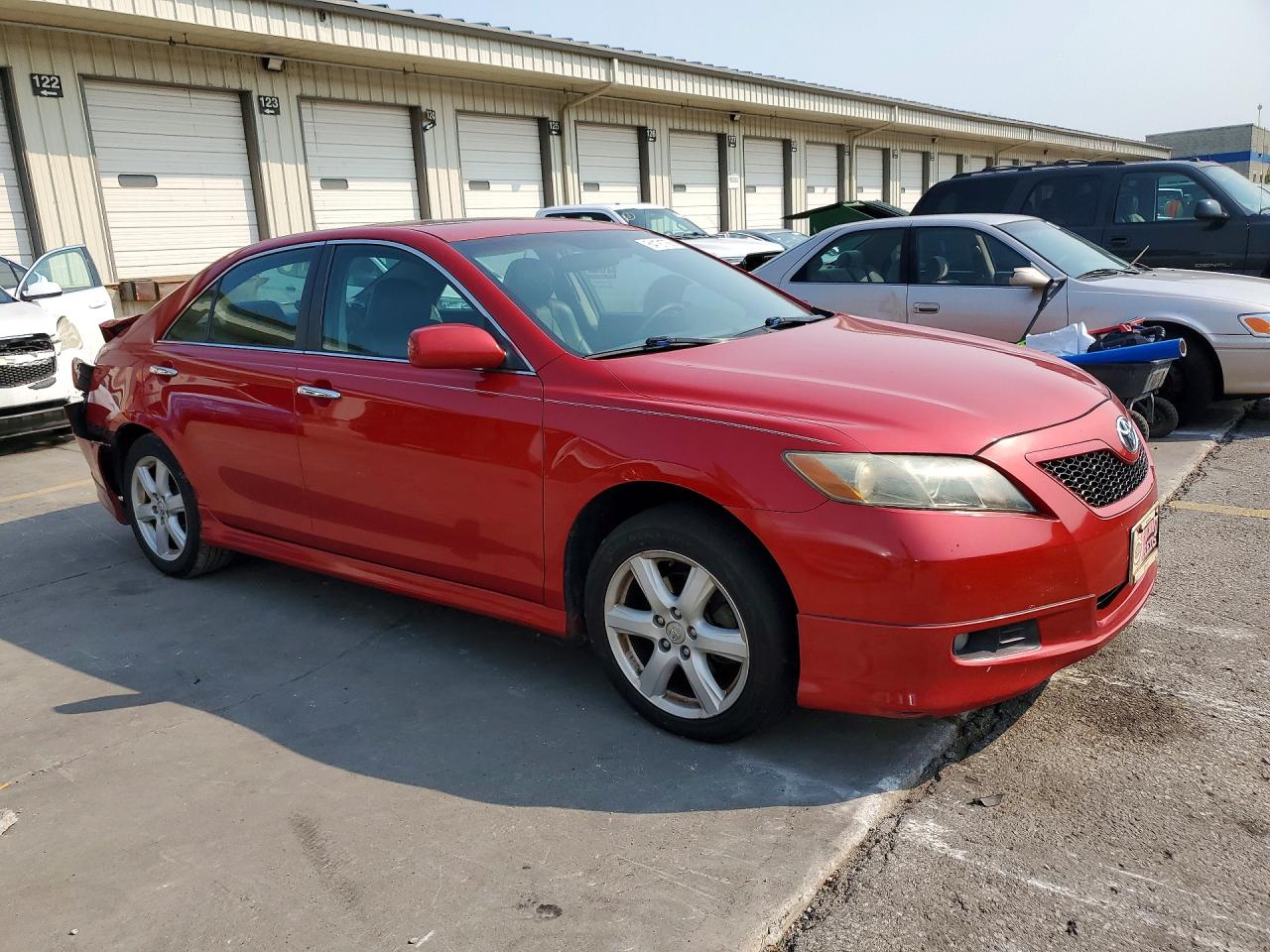 2007 Toyota Camry Se V6 Красный vin: 4T1BK46K67U006824