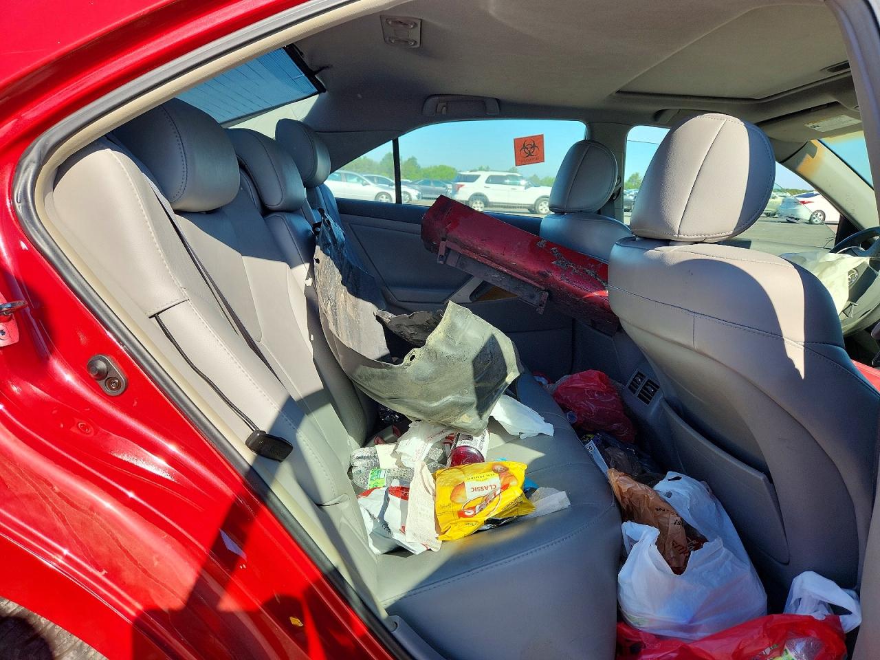 2007 Toyota Camry Le V6 Red vin: 4T1BK46K67U009657