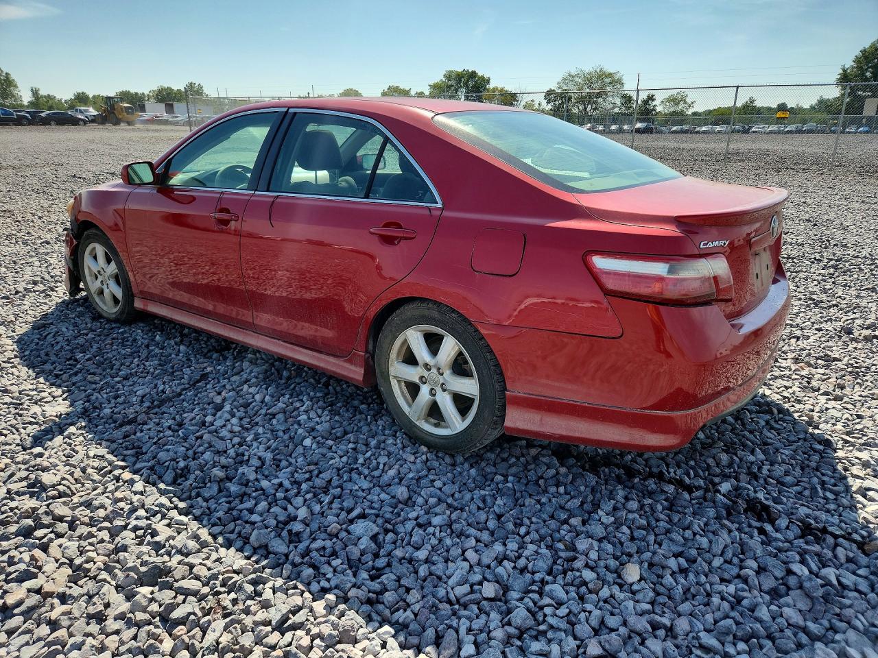 2007 Toyota Camry Se V6 Red vin: 4T1BK46K67U009982