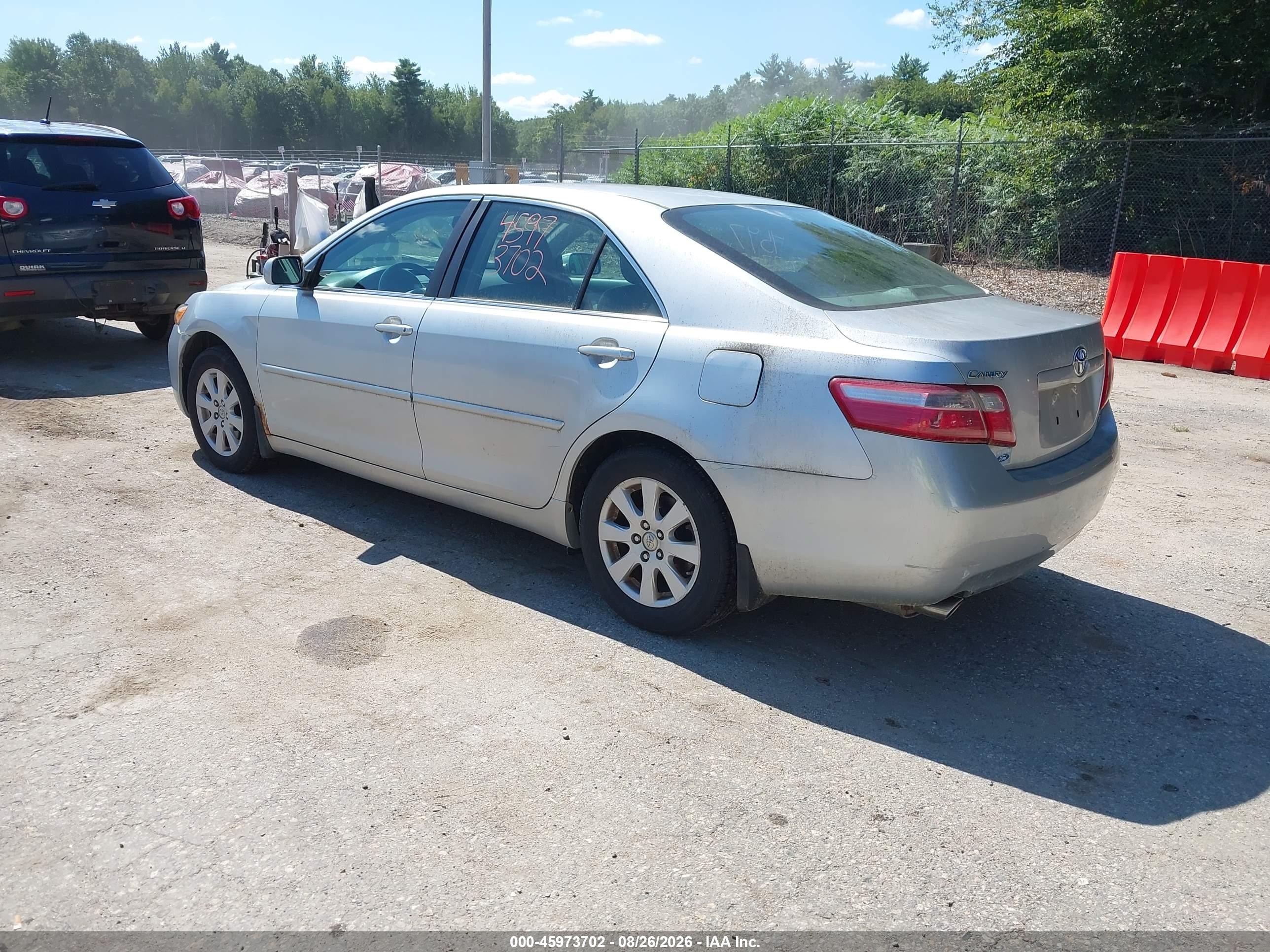 2007 Toyota Camry Xle V6 Серебряный vin: 4T1BK46K67U011229