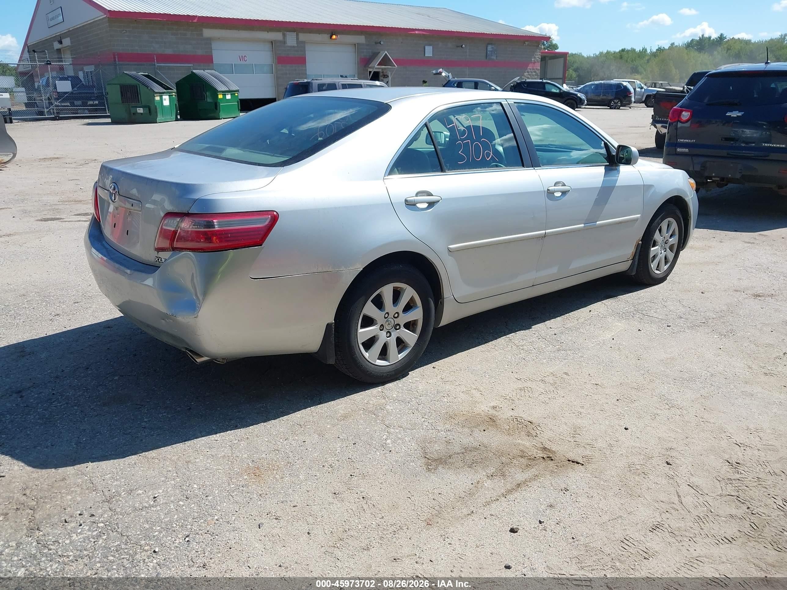 2007 Toyota Camry Xle V6 Серебряный vin: 4T1BK46K67U011229