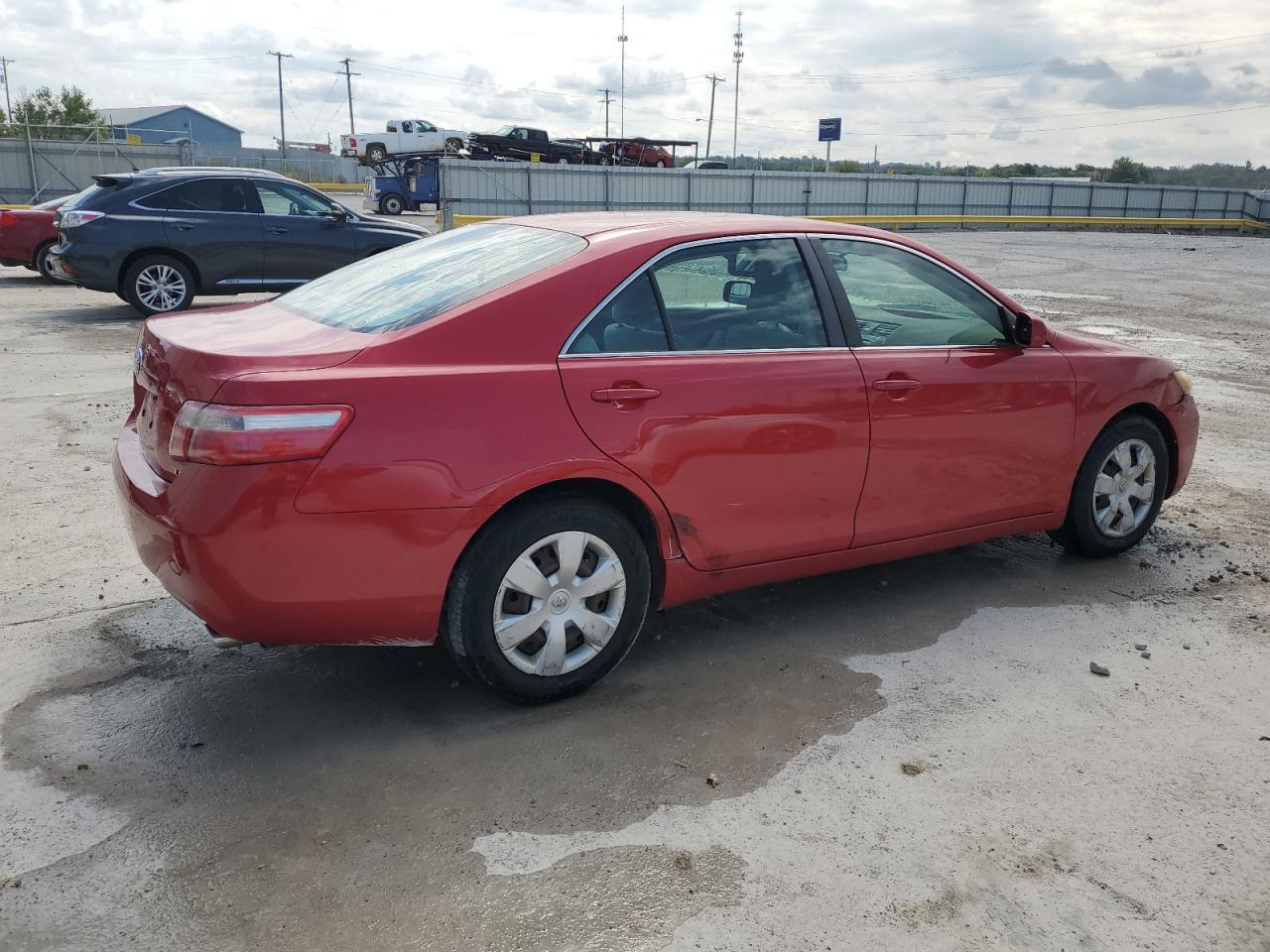 2007 Toyota Camry Le Red vin: 4T1BK46K67U031125