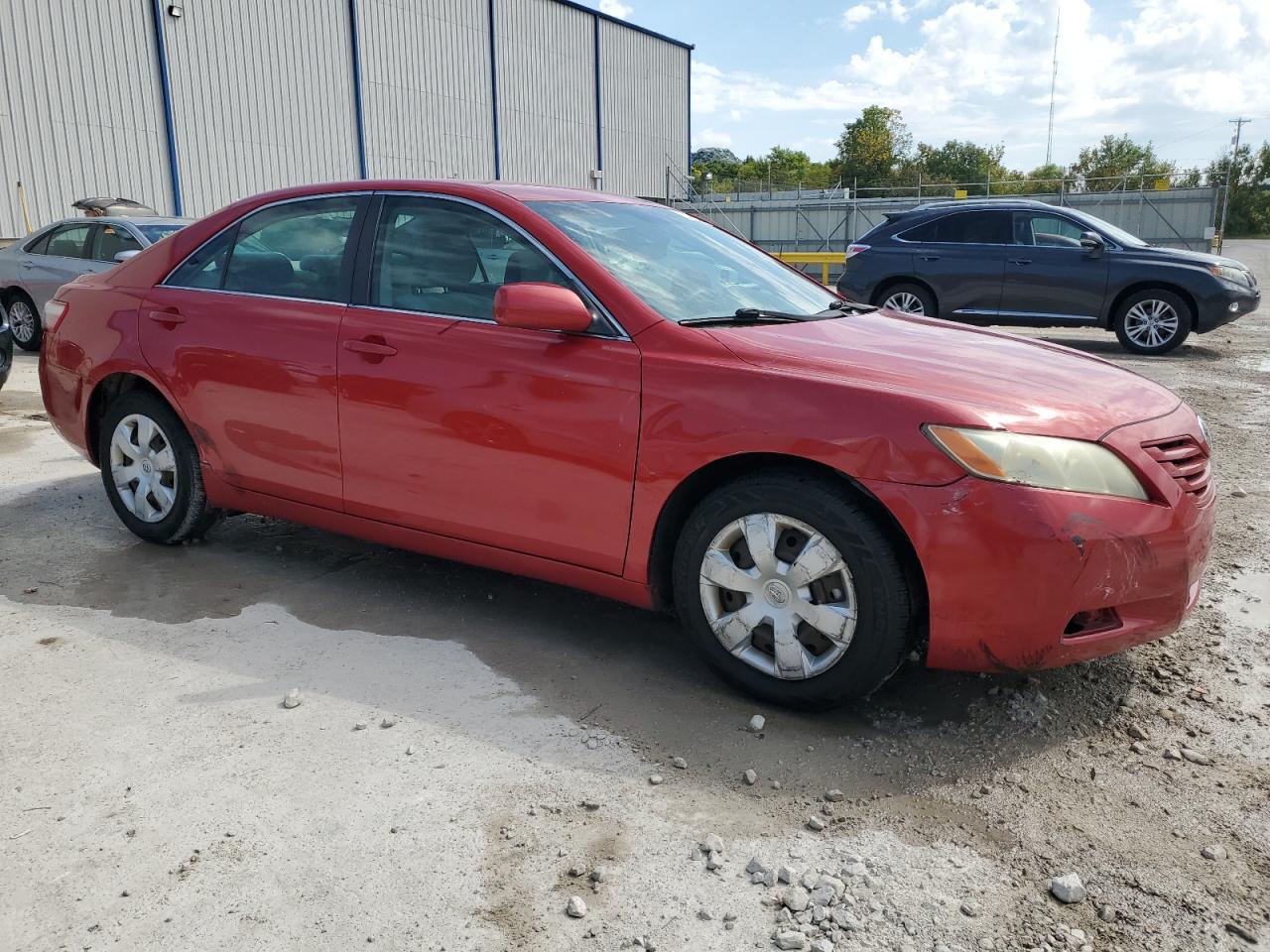 2007 Toyota Camry Le Red vin: 4T1BK46K67U031125