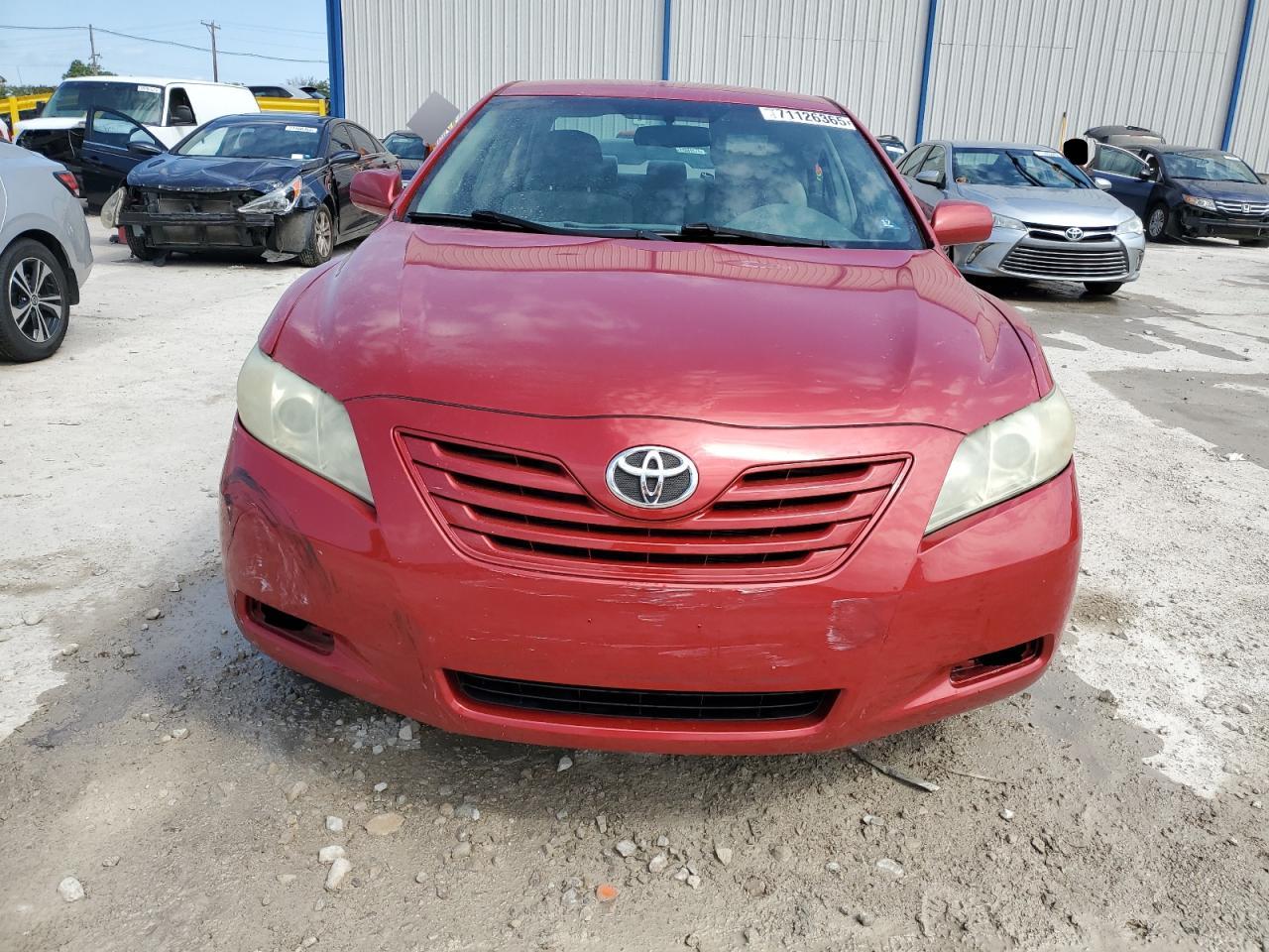 2007 Toyota Camry Le Red vin: 4T1BK46K67U031125