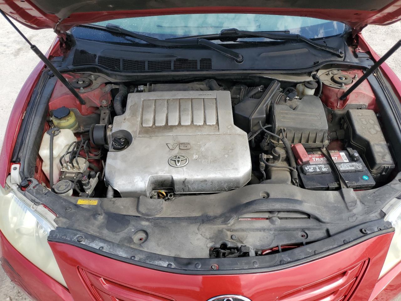 2007 Toyota Camry Le Red vin: 4T1BK46K67U031125