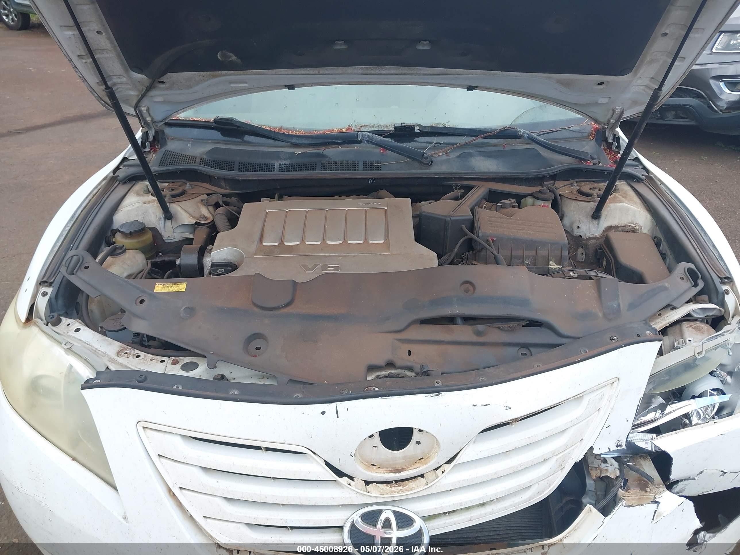 2007 Toyota Camry Le V6 White vin: 4T1BK46K67U503100