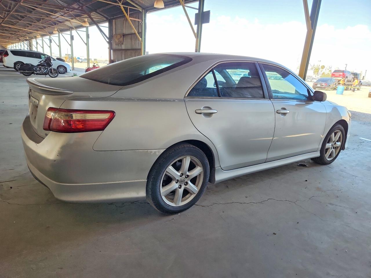 2007 Toyota Camry Se V6 Silver vin: 4T1BK46K67U508023