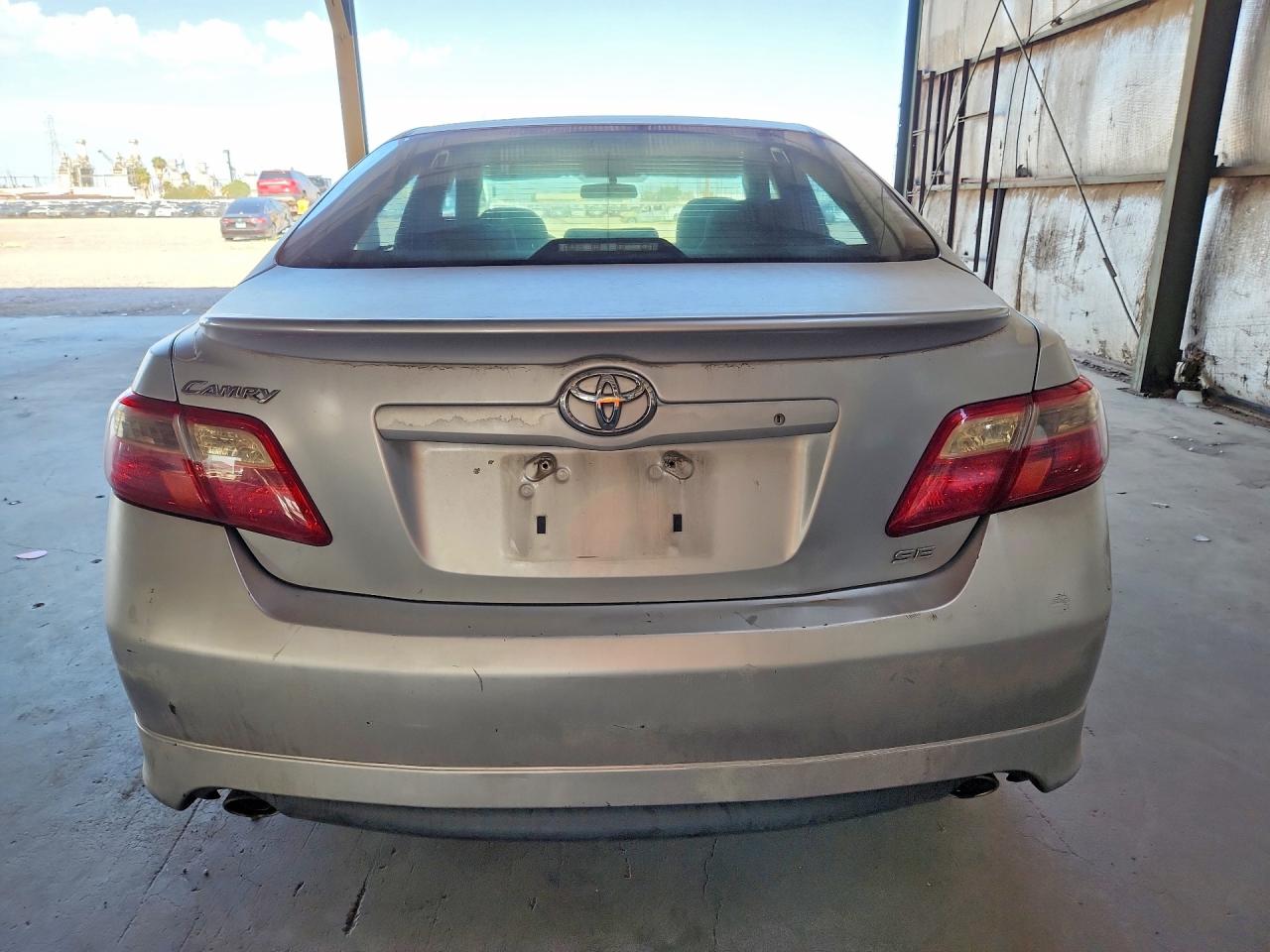 2007 Toyota Camry Se V6 Silver vin: 4T1BK46K67U508023