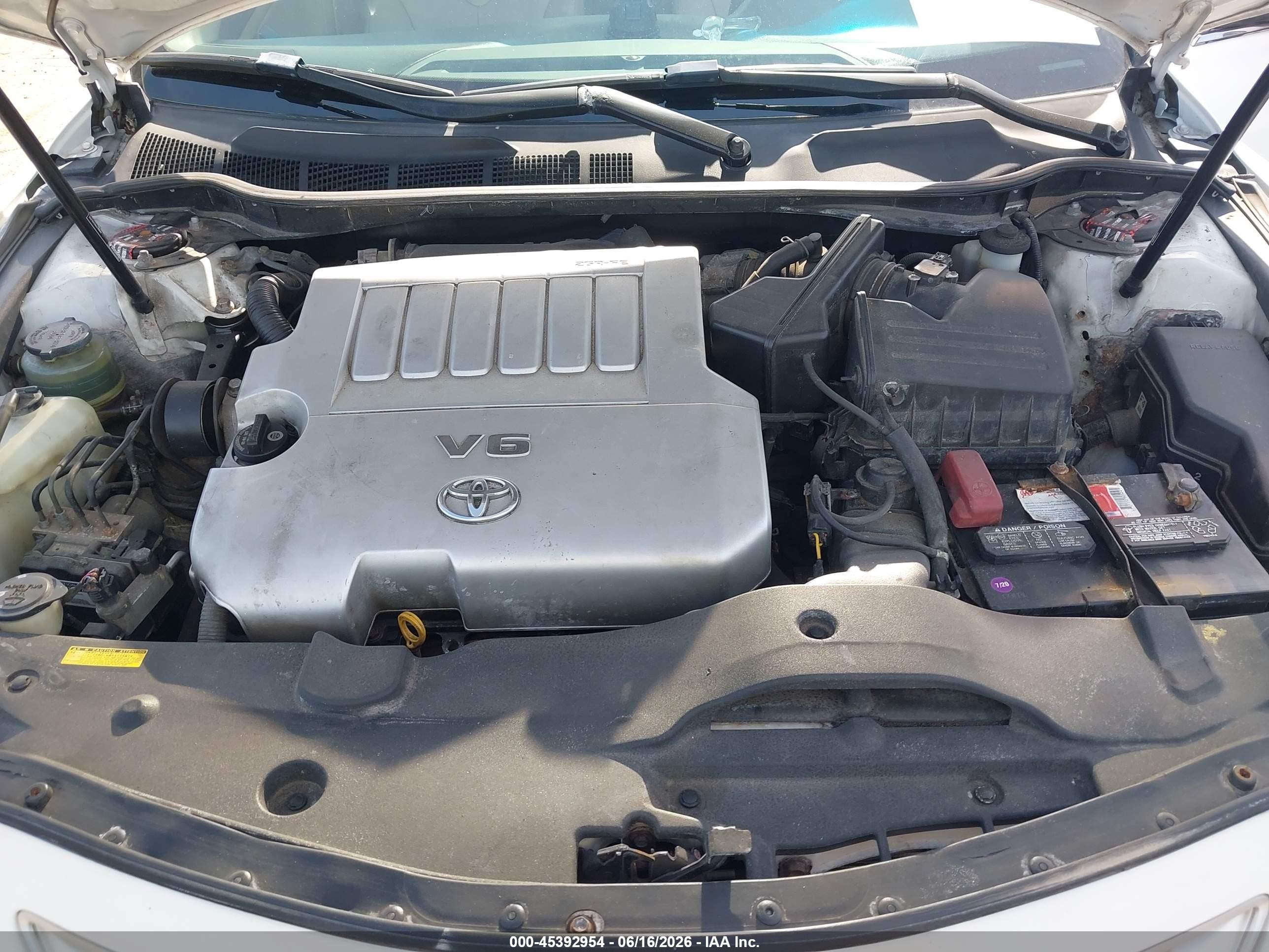 2007 Toyota Camry Xle V6 White vin: 4T1BK46K67U508524
