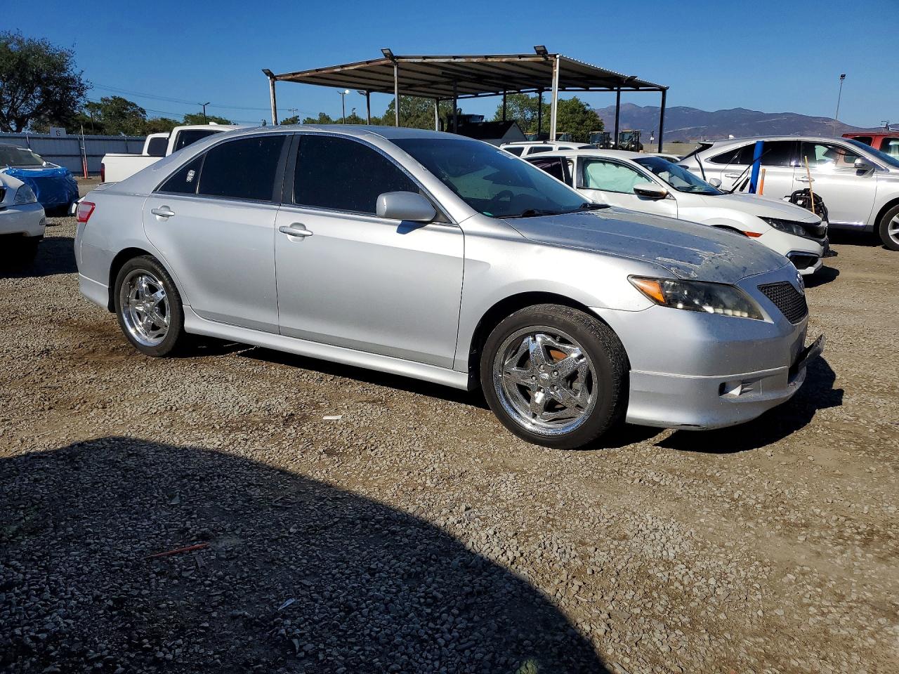 2007 Toyota Camry Se V6 Silver vin: 4T1BK46K67U517806