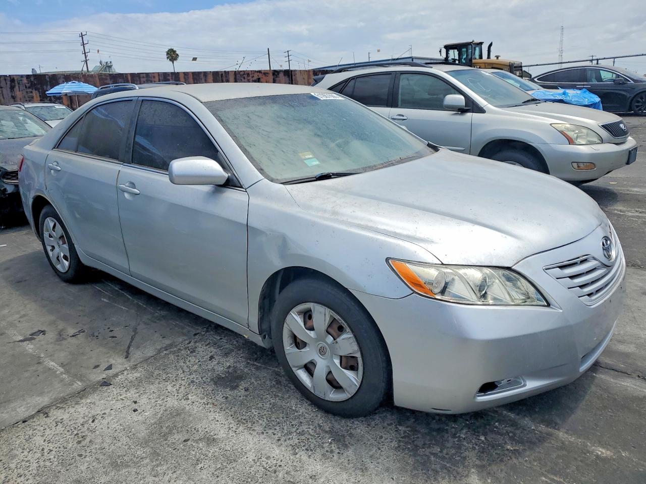 2007 Toyota Camry Le V6 Silver vin: 4T1BK46K67U525534
