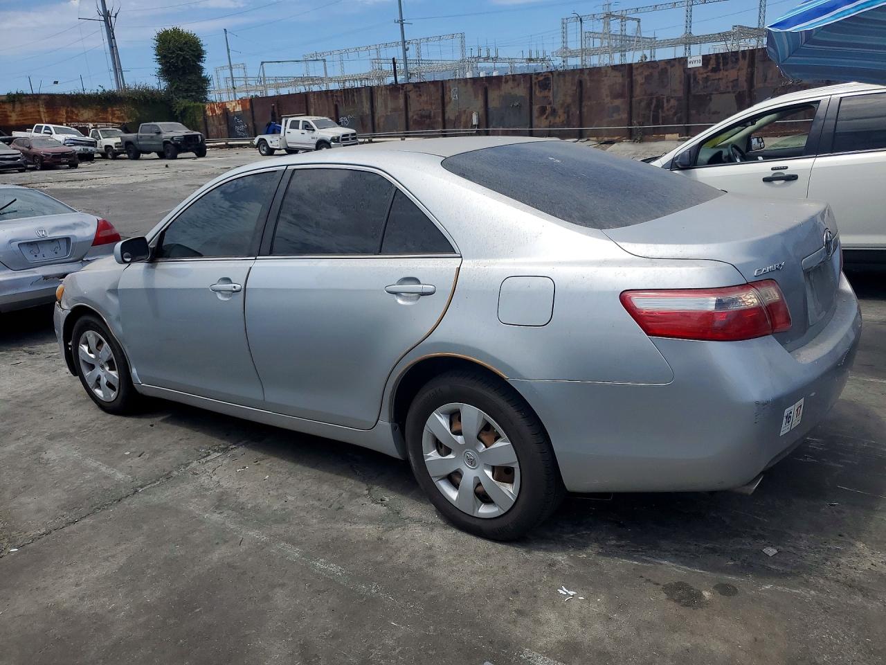 2007 Toyota Camry Le V6 Silver vin: 4T1BK46K67U525534