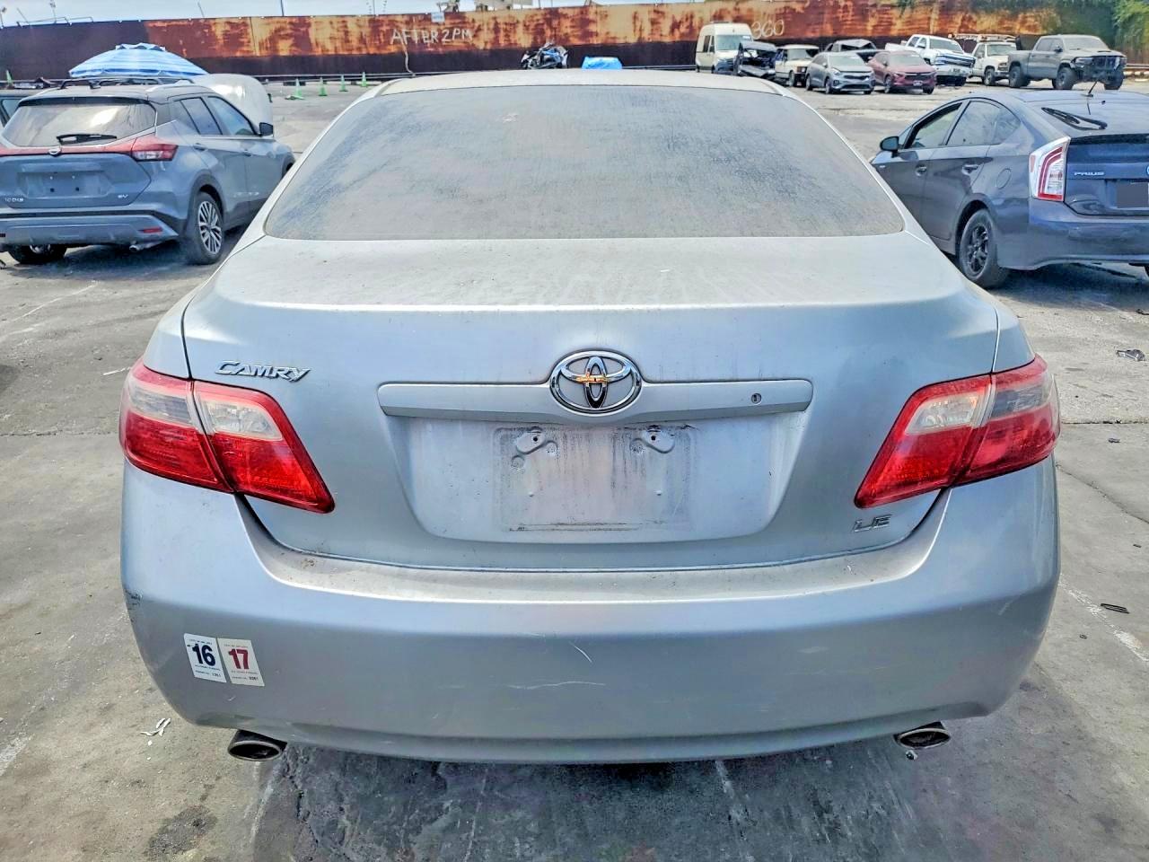 2007 Toyota Camry Le V6 Silver vin: 4T1BK46K67U525534