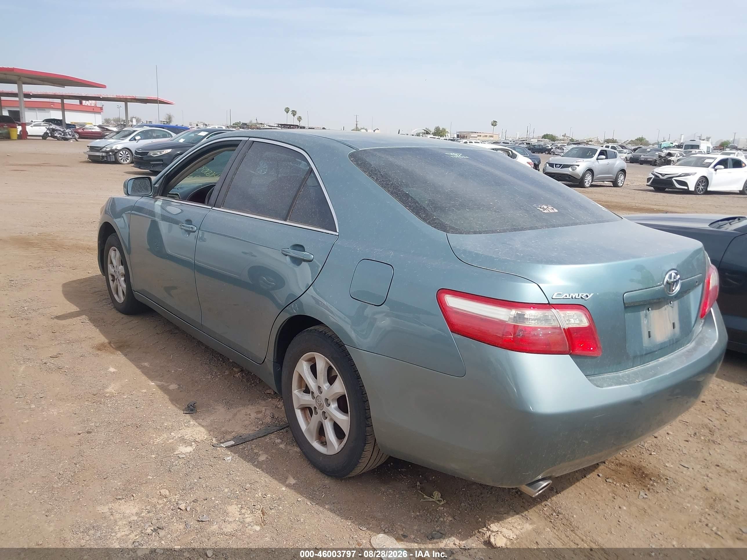 2007 Toyota Camry Le V6 Turquoise vin: 4T1BK46K67U526103