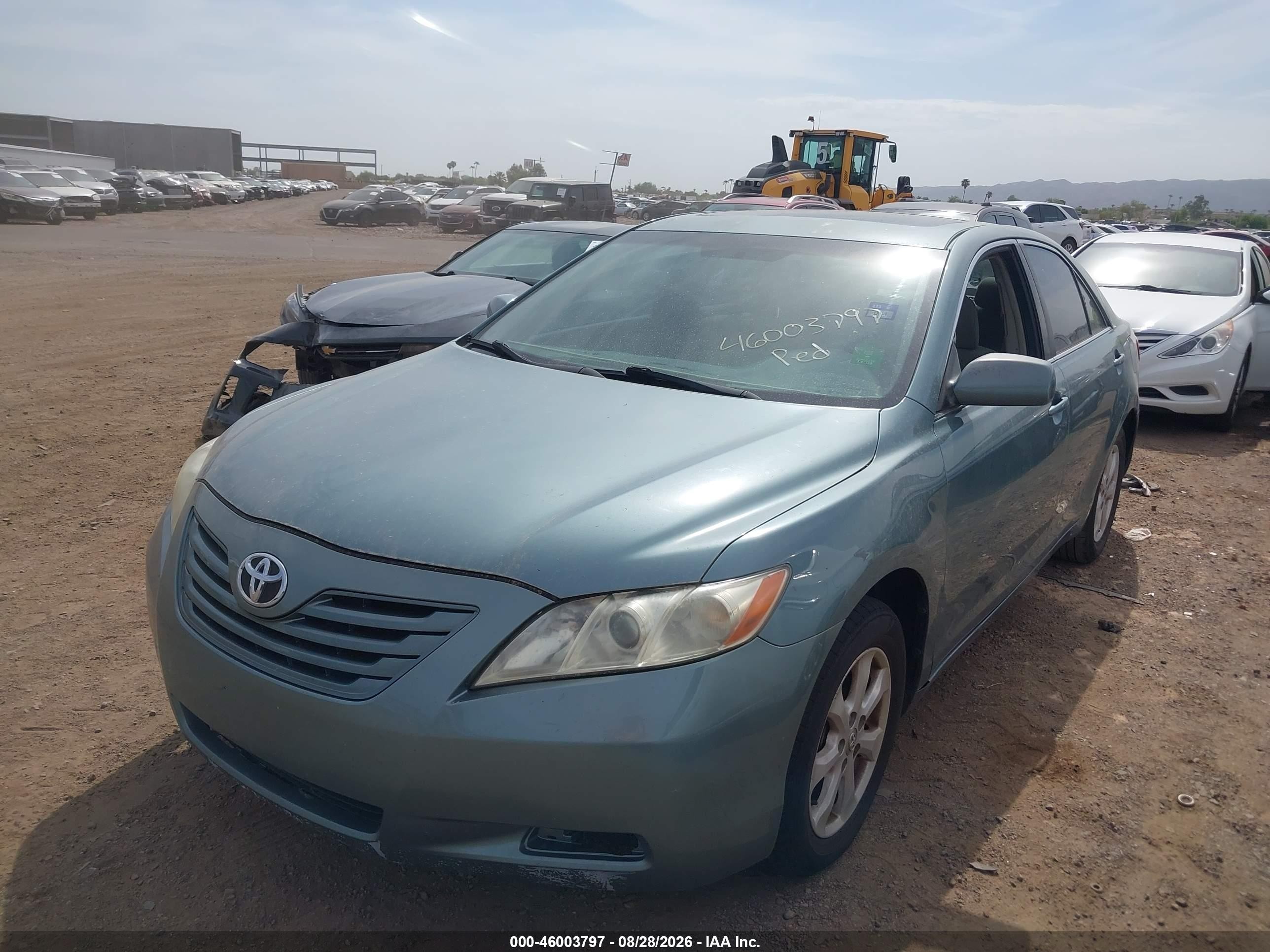 2007 Toyota Camry Le V6 Turquoise vin: 4T1BK46K67U526103