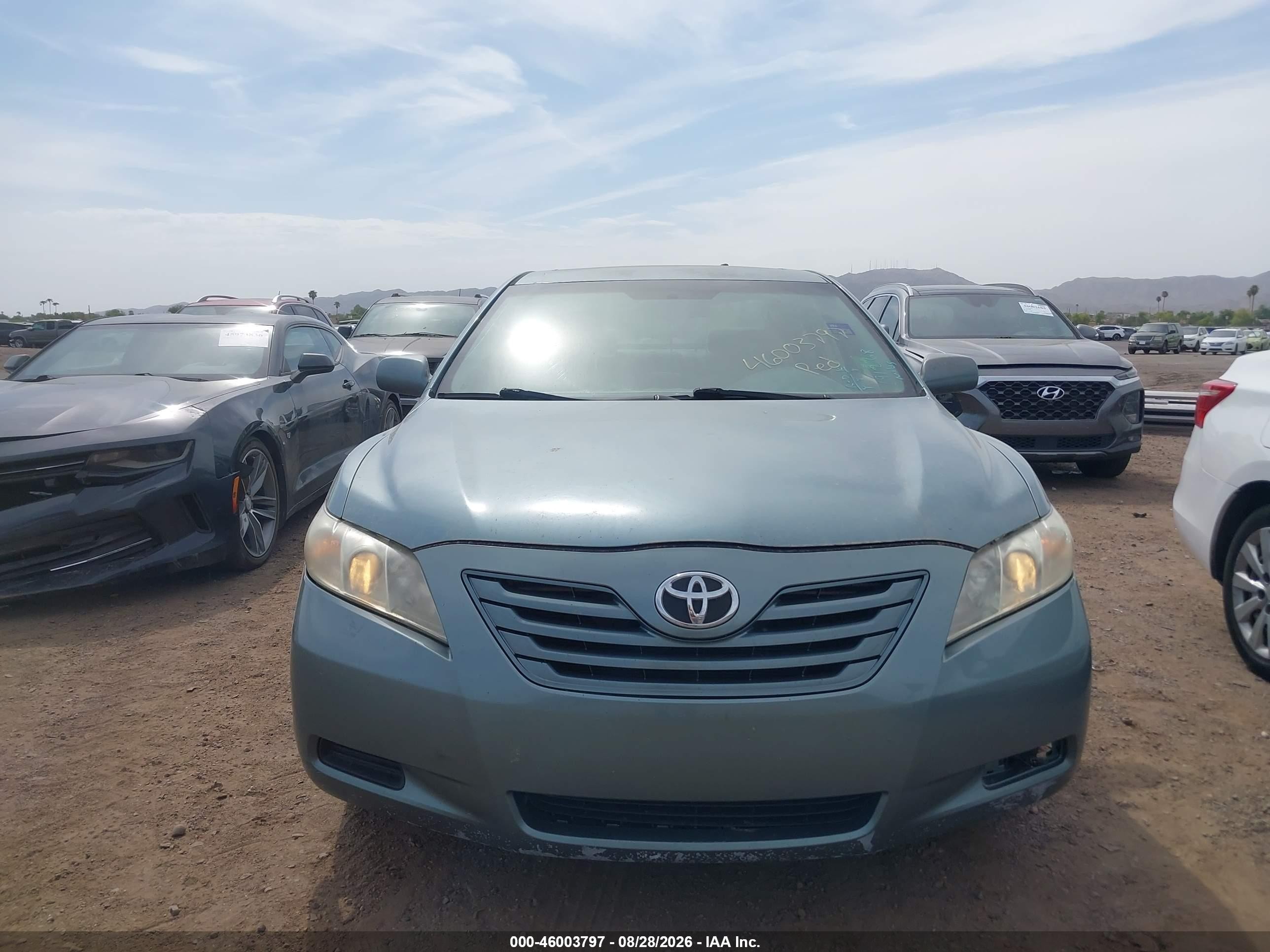 2007 Toyota Camry Le V6 Turquoise vin: 4T1BK46K67U526103