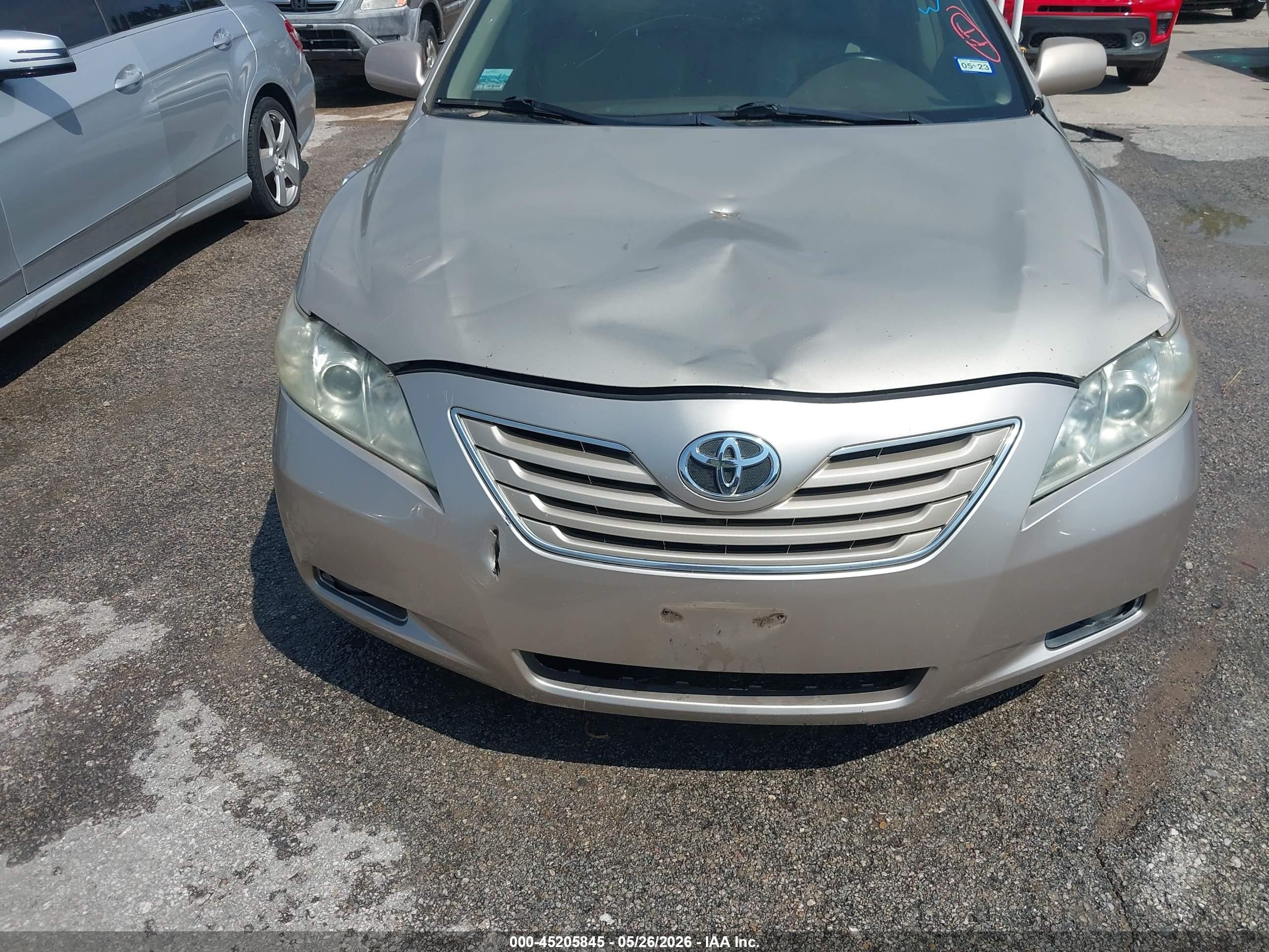 2007 Toyota Camry Xle V6 Beige vin: 4T1BK46K67U534847