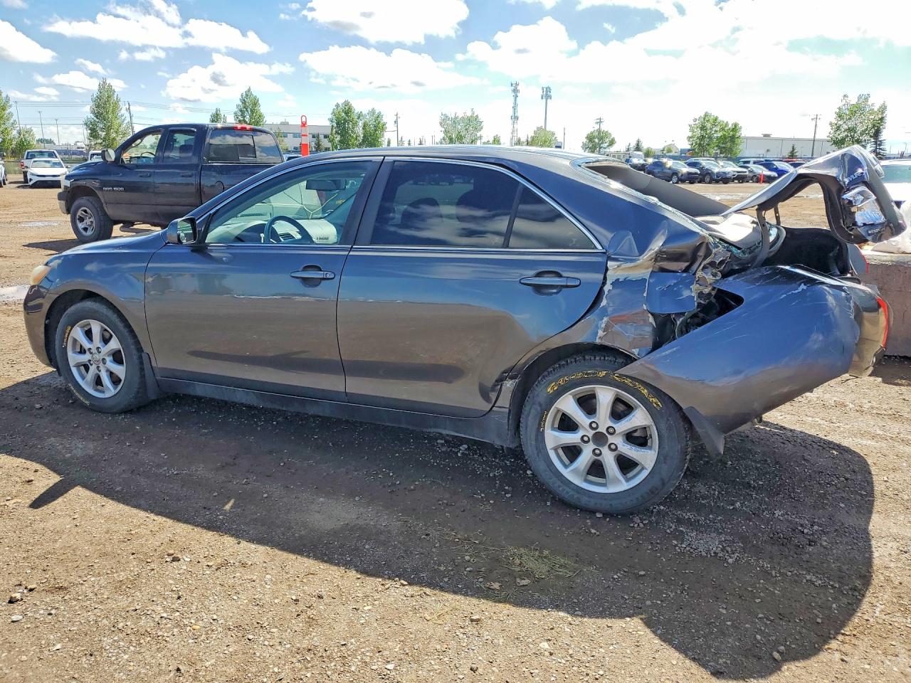 2007 Toyota Camry Le V6 Gray vin: 4T1BK46K67U539773