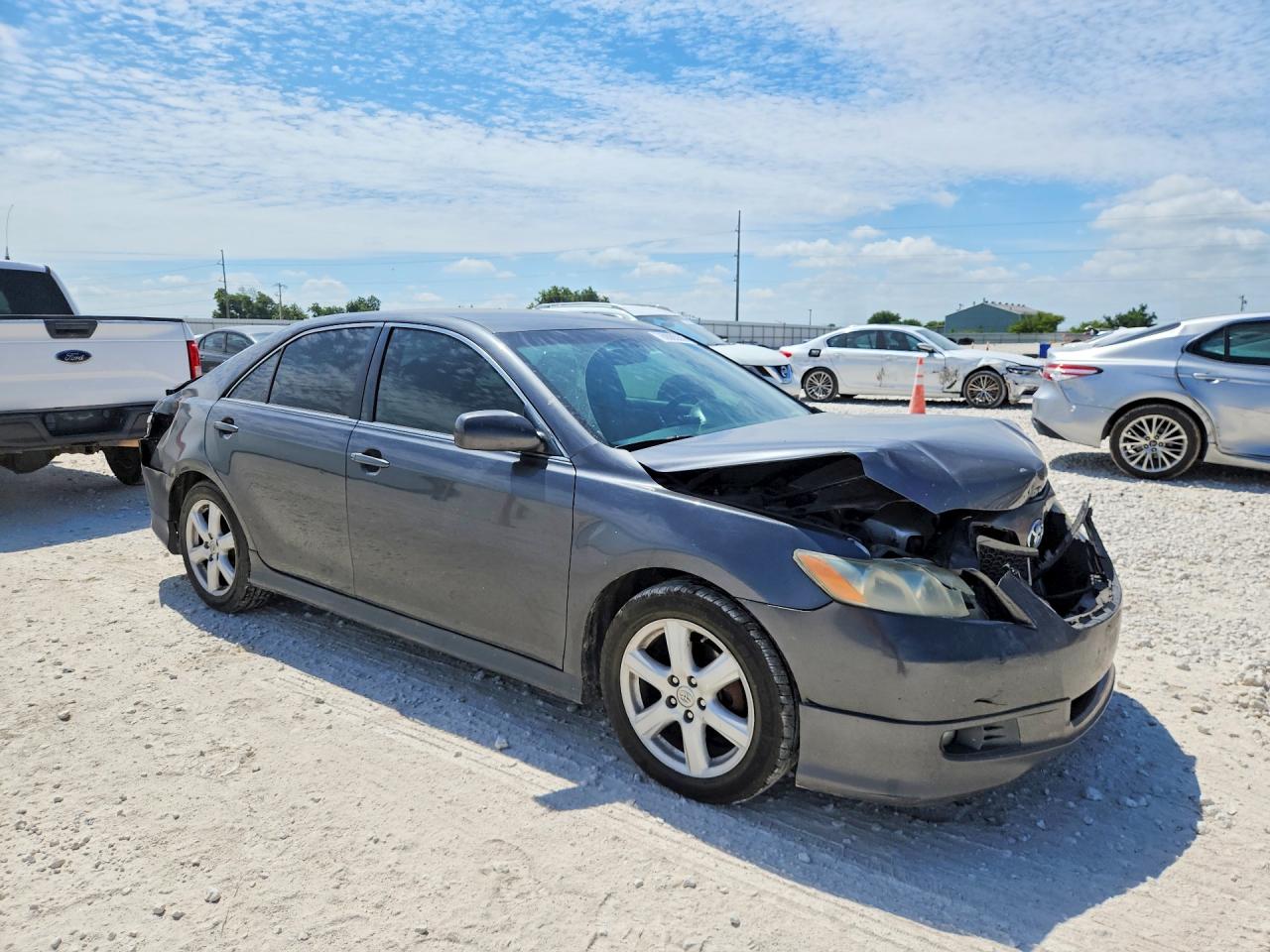 2007 Toyota Camry Se V6 Gray vin: 4T1BK46K67U555665