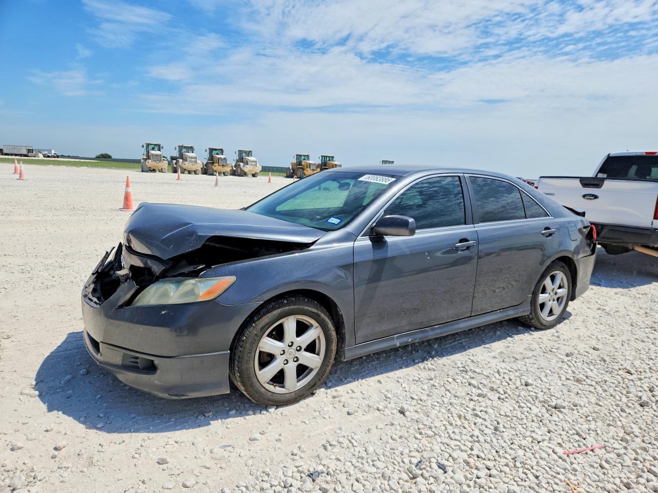 2007 Toyota Camry Se V6 Gray vin: 4T1BK46K67U555665