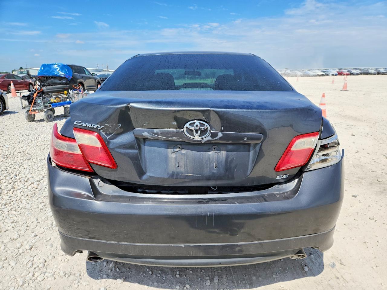2007 Toyota Camry Se V6 Gray vin: 4T1BK46K67U555665