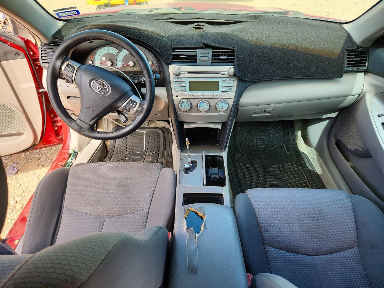 2008 Toyota Camry Se V6 Red vin: 4T1BK46K68U063087