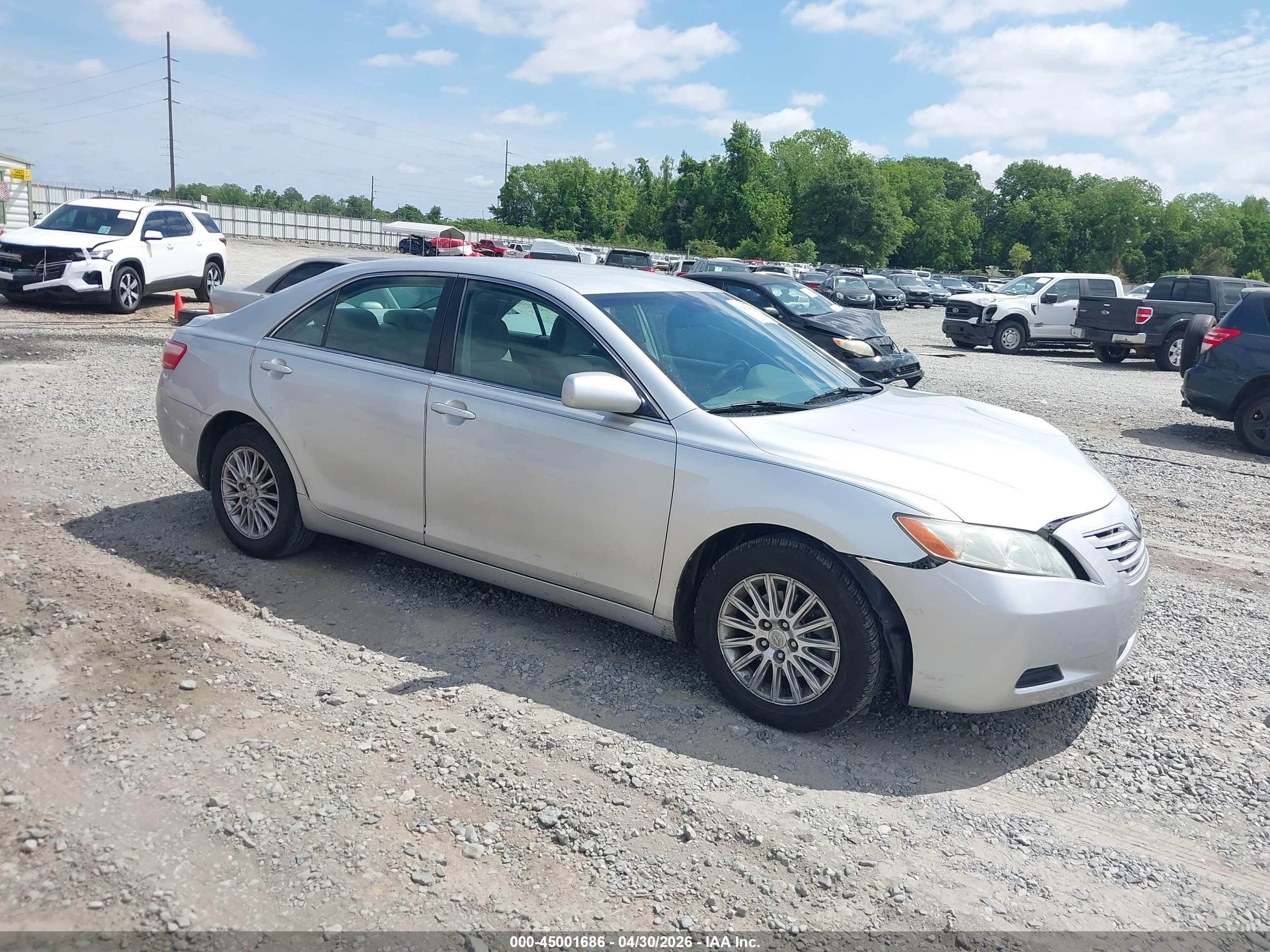 2008 Toyota Camry Le V6 Silver vin: 4T1BK46K68U065017