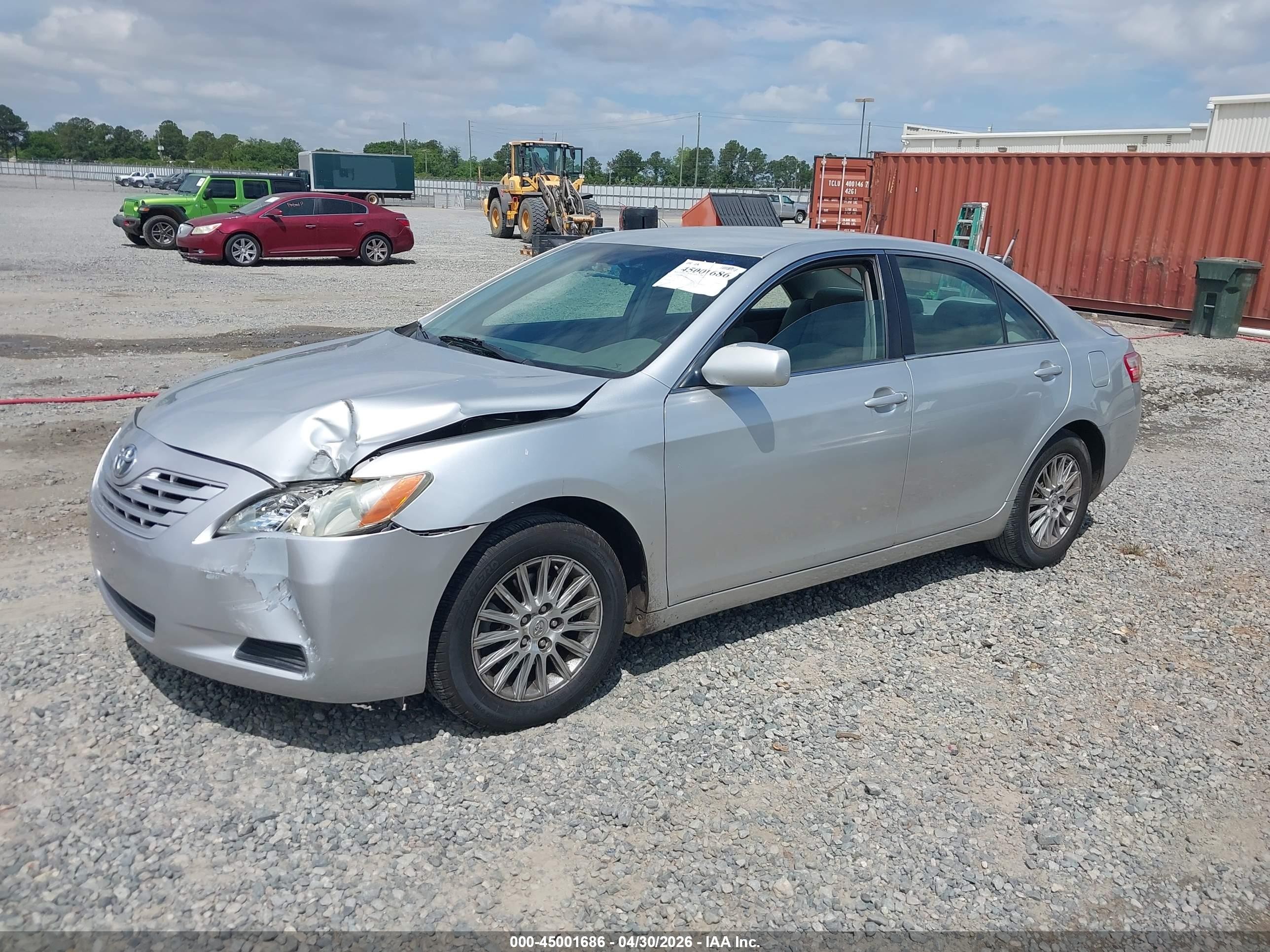 2008 Toyota Camry Le V6 Silver vin: 4T1BK46K68U065017
