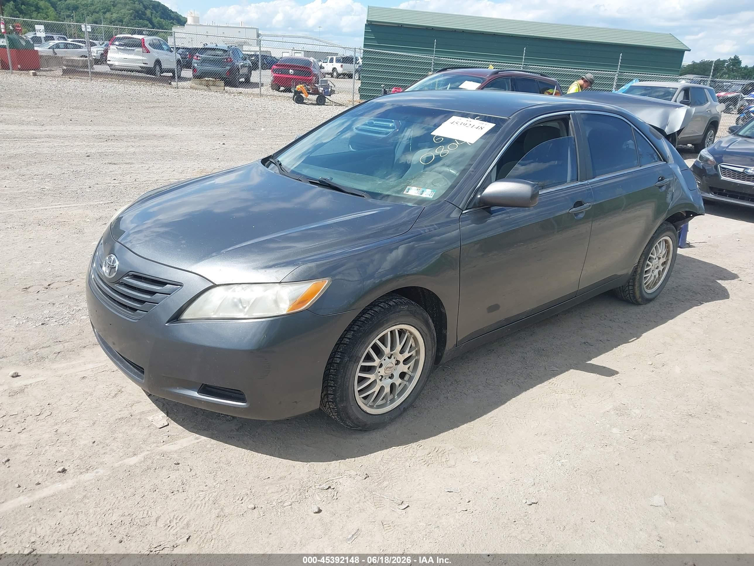 2008 Toyota Camry Le V6 Gray vin: 4T1BK46K68U560804