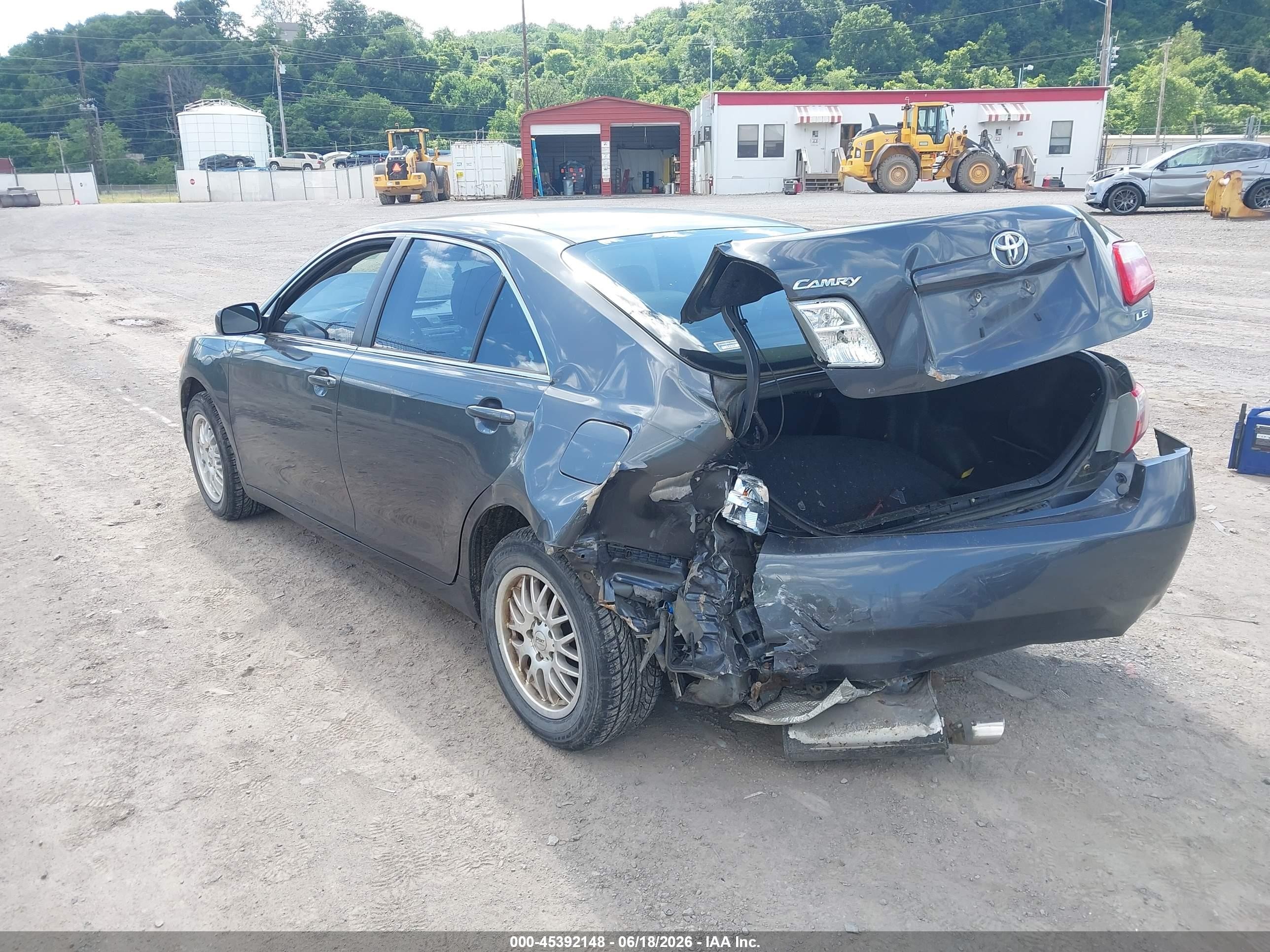 2008 Toyota Camry Le V6 Gray vin: 4T1BK46K68U560804