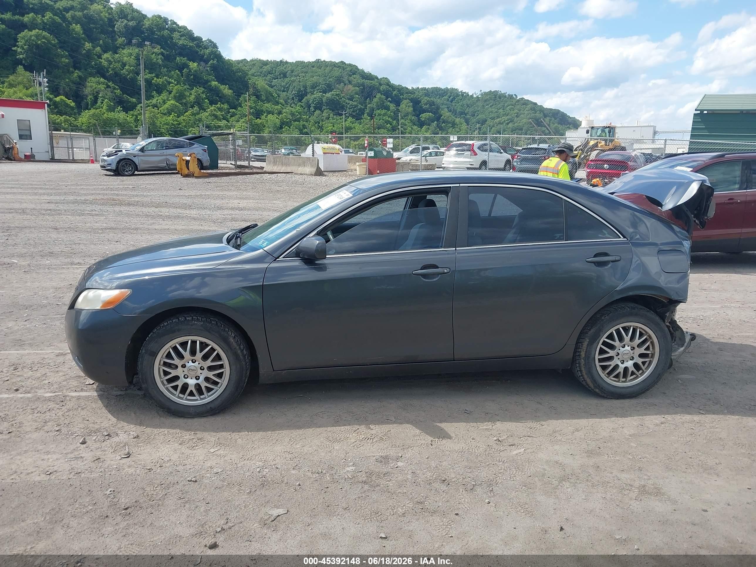 2008 Toyota Camry Le V6 Gray vin: 4T1BK46K68U560804