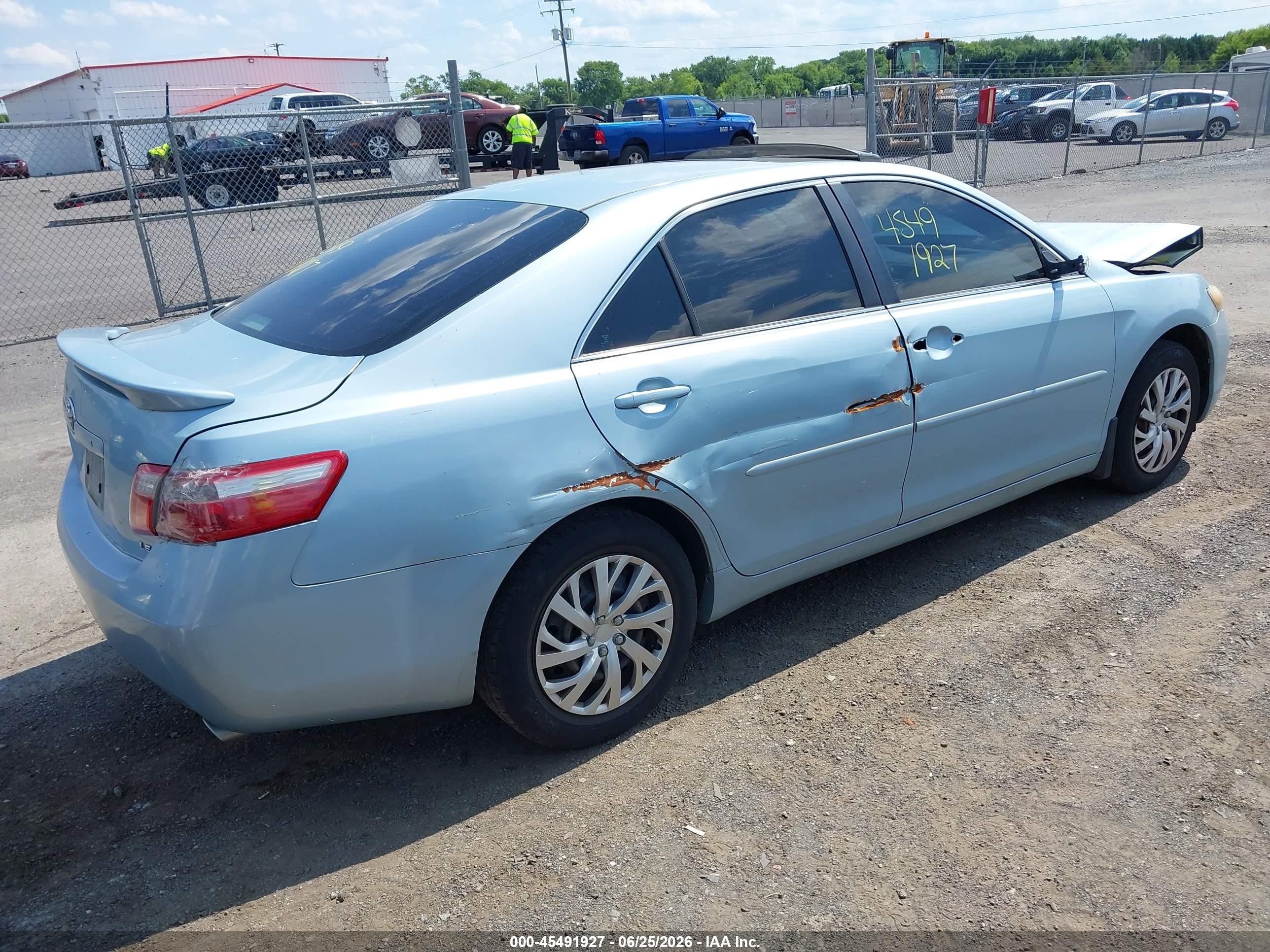 2008 Toyota Camry Le Синий vin: 4T1BK46K68U563931
