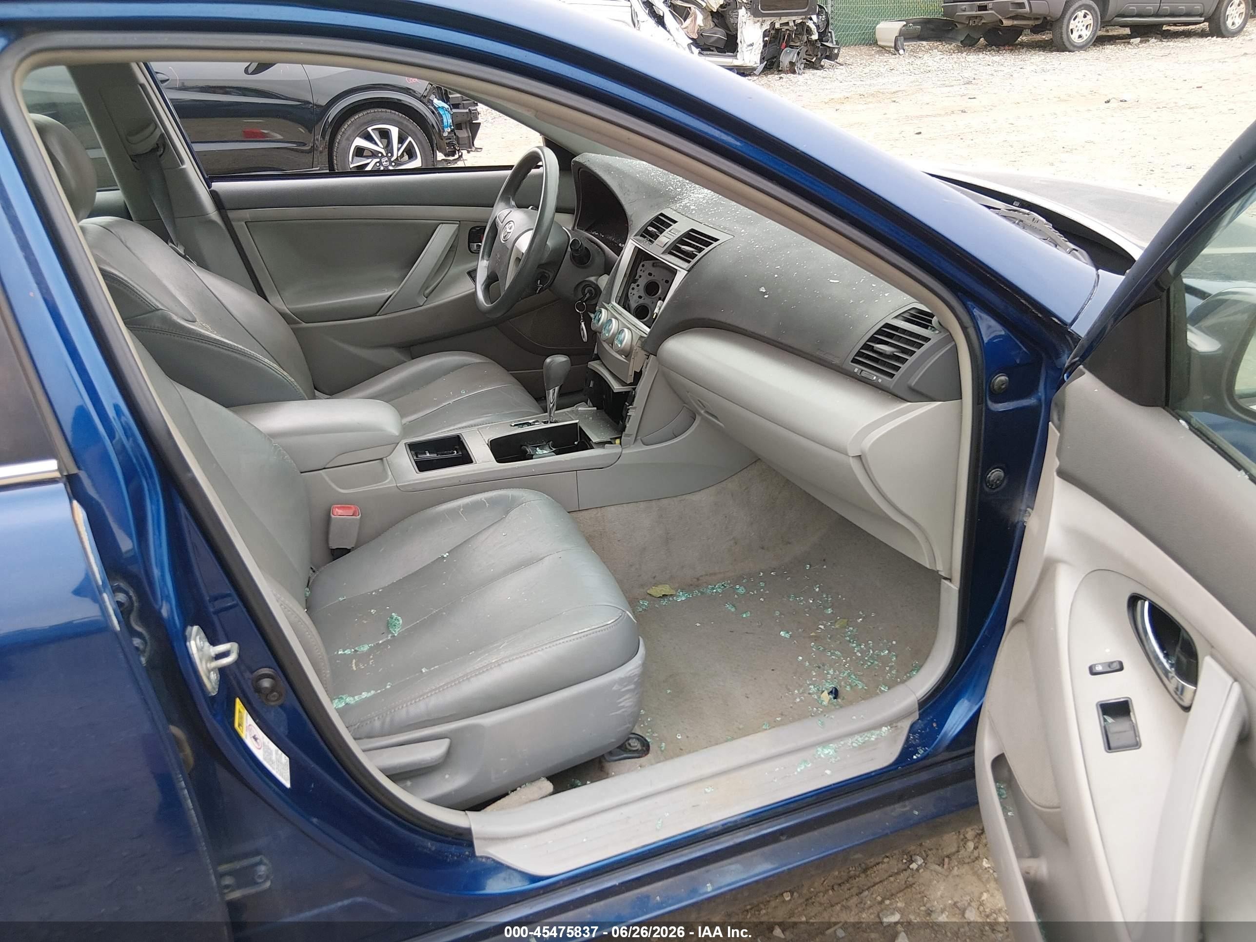2009 Toyota Camry Le V6 Blue vin: 4T1BK46K69U078660