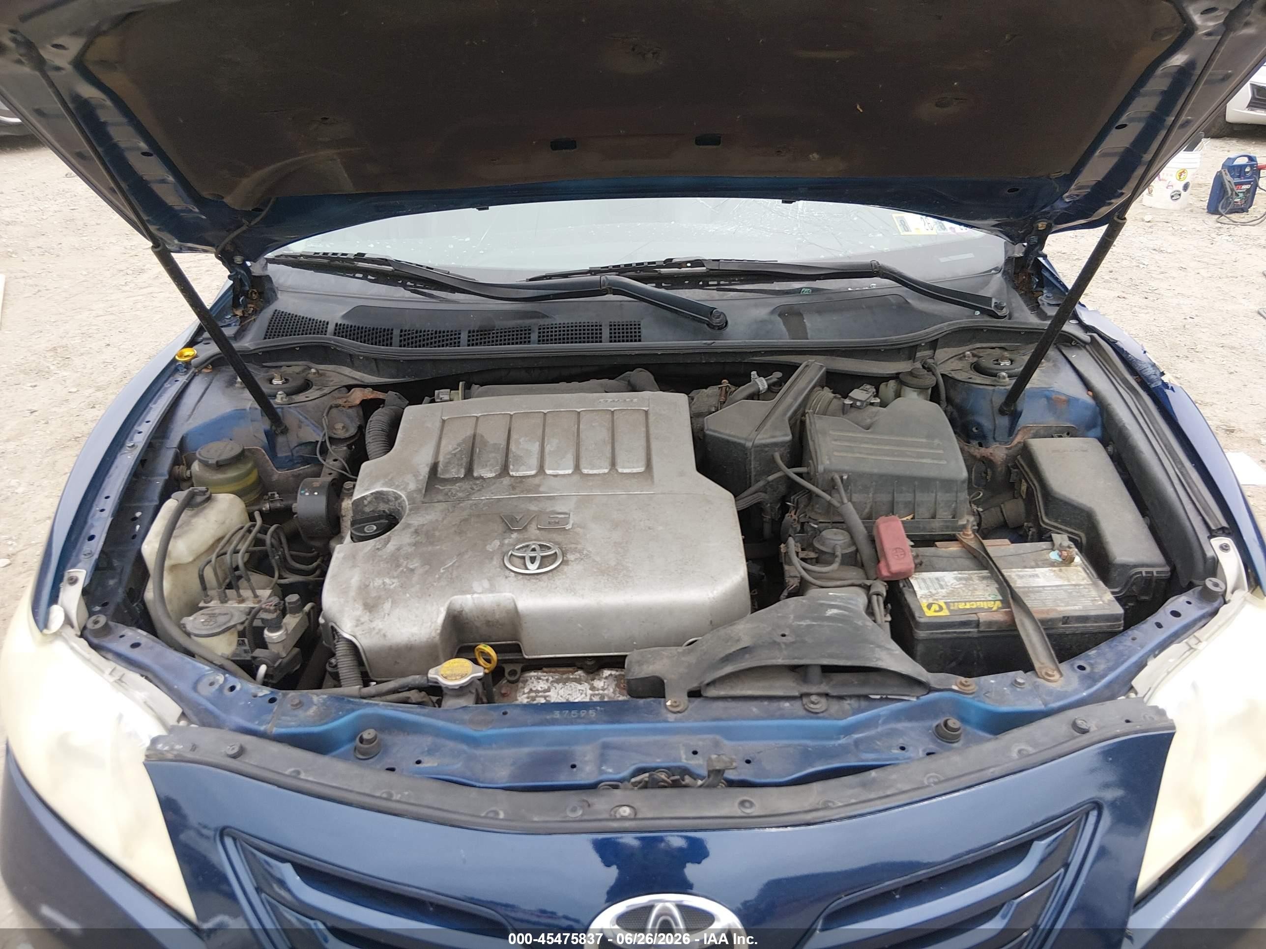 2009 Toyota Camry Le V6 Blue vin: 4T1BK46K69U078660