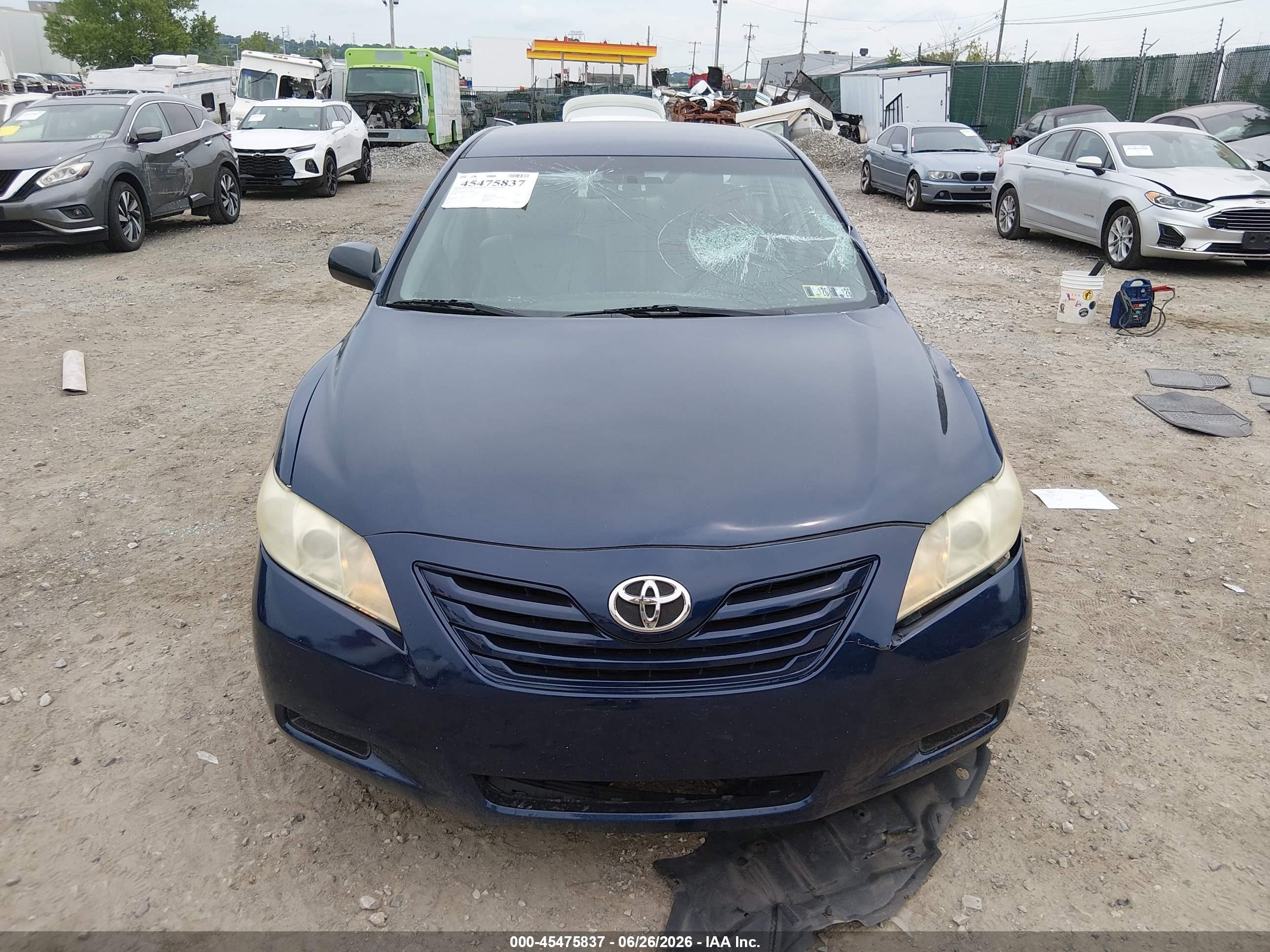 2009 Toyota Camry Le V6 Blue vin: 4T1BK46K69U078660